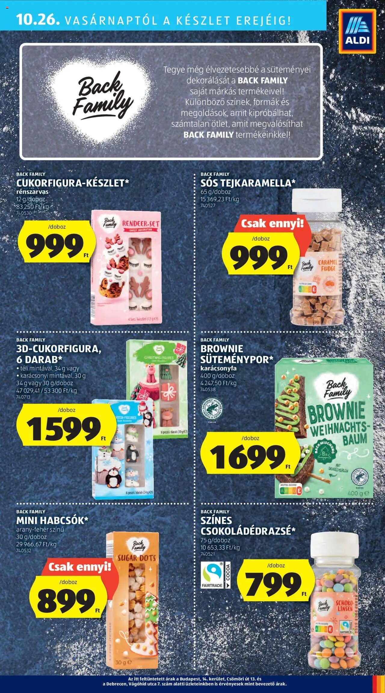 Aldi újság 2025.10.24. Akciós újság Aldi (2025-10-24 - 2025-10-29)