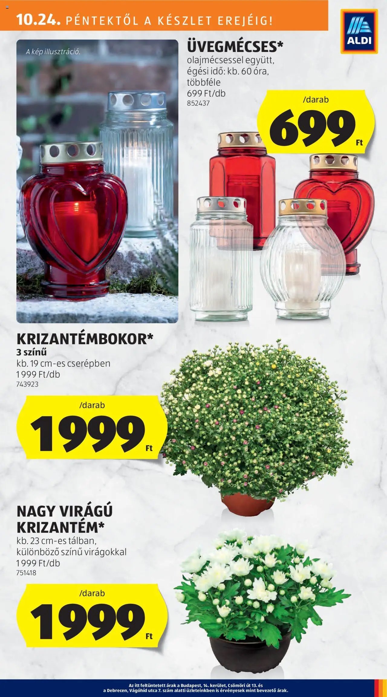 Aldi újság 2025.10.24. Akciós újság Aldi (2025-10-24 - 2025-10-29)