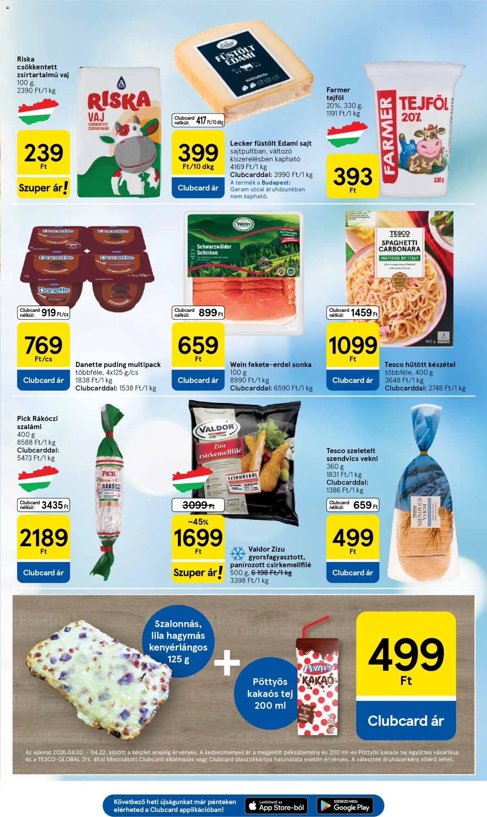 Tesco újság 2026.04.16. Tesco Szupermarket akciós újság (2026-04-16 - 2026-04-22)