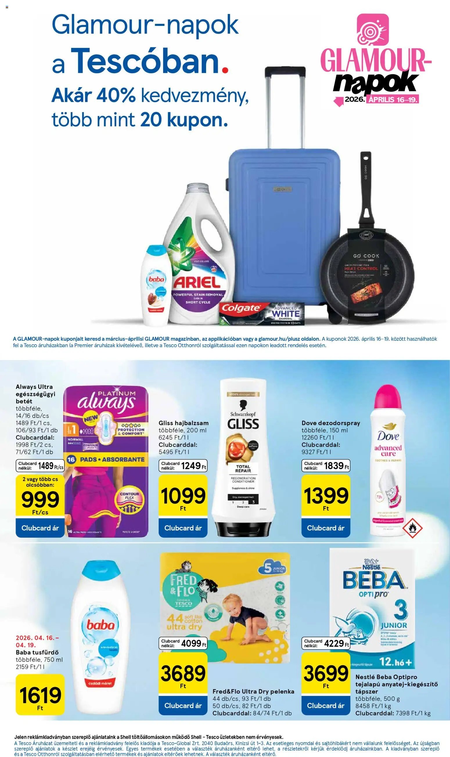 Tesco újság 2026.04.16. Tesco Szupermarket akciós újság (2026-04-16 - 2026-04-22)