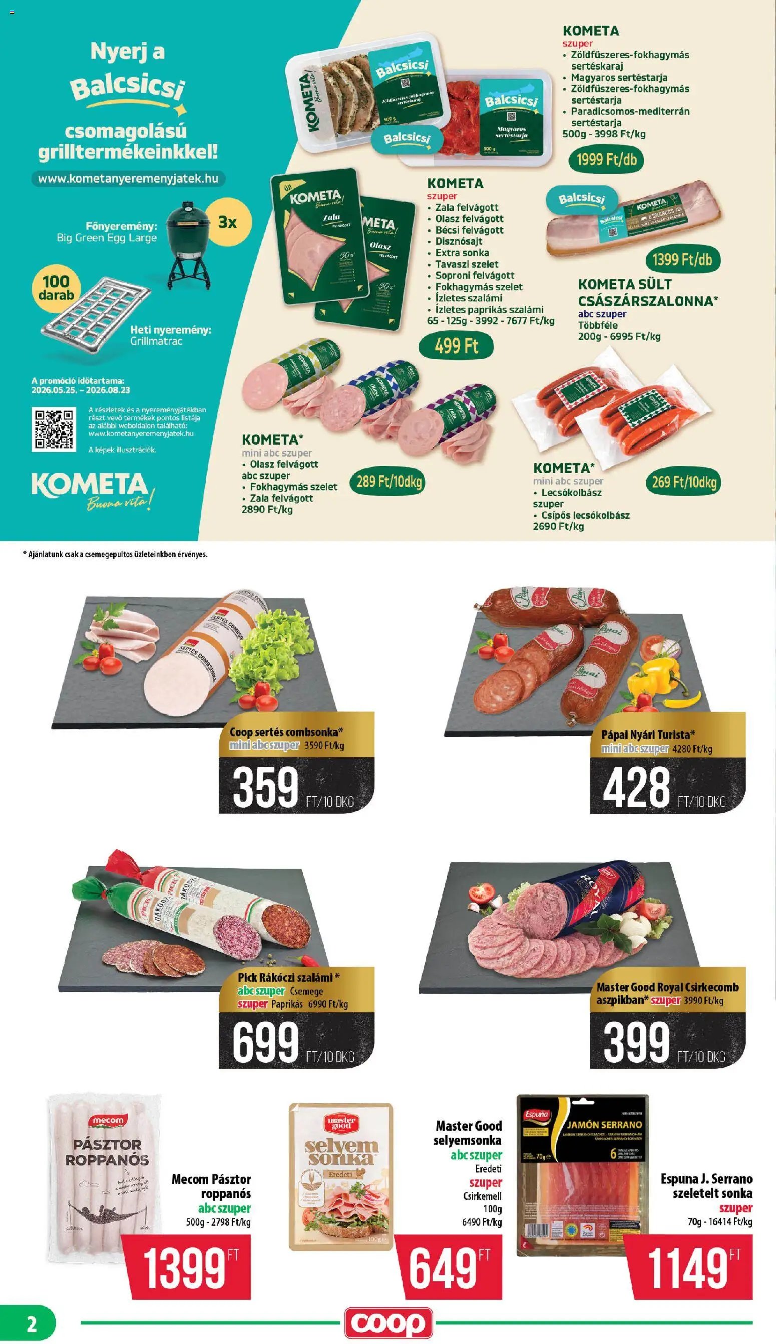 COOP újság 2026.07.16. COOP - Mini & Abc & Szuper / Mecsek