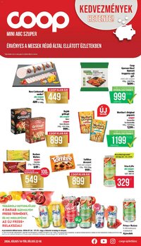 COOP újság 2026.07.16. COOP - Mini & Abc & Szuper / Mecsek