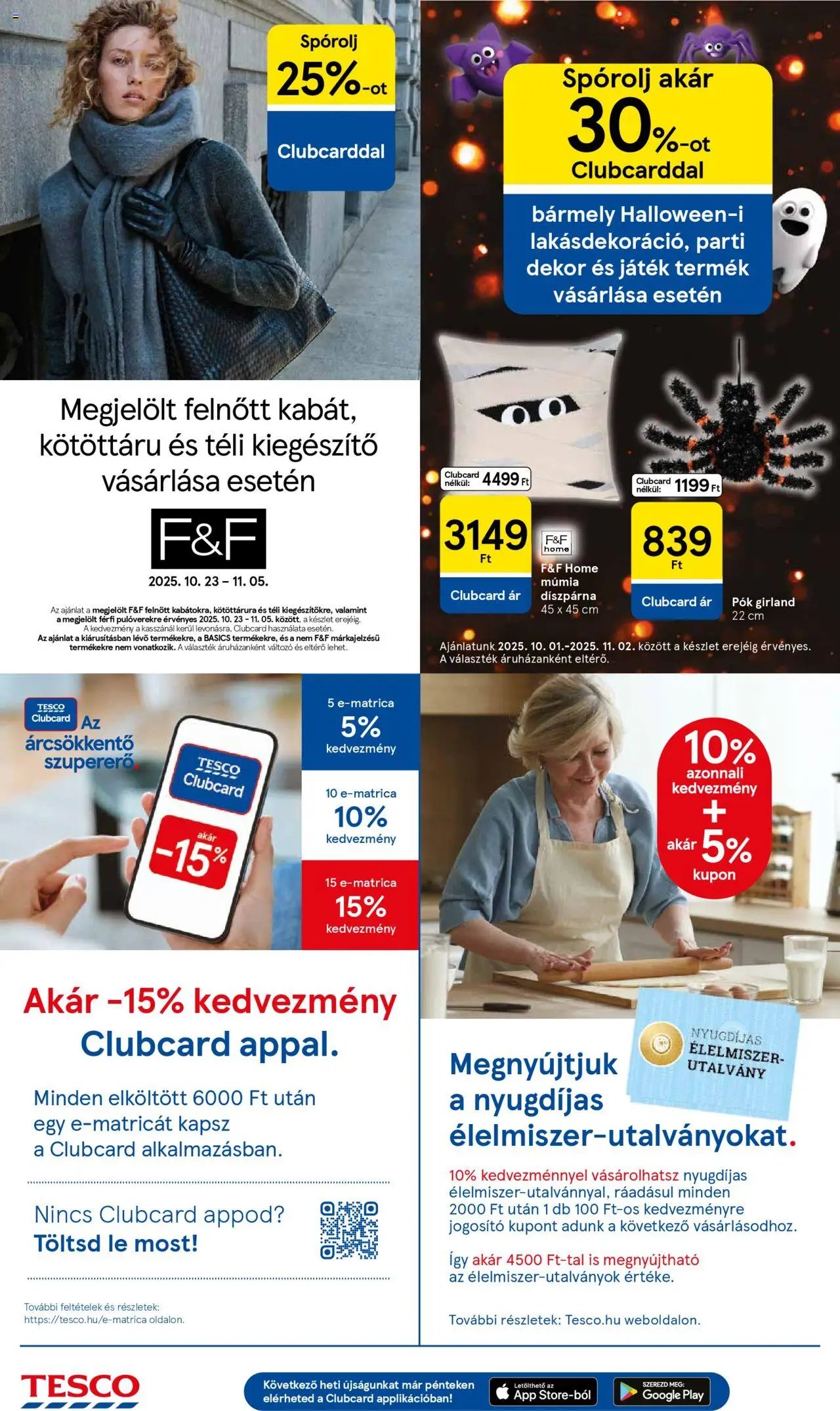 Tesco újság 2025.10.21. Akciós újság Tesco (2025-10-21 - 2025-10-27)