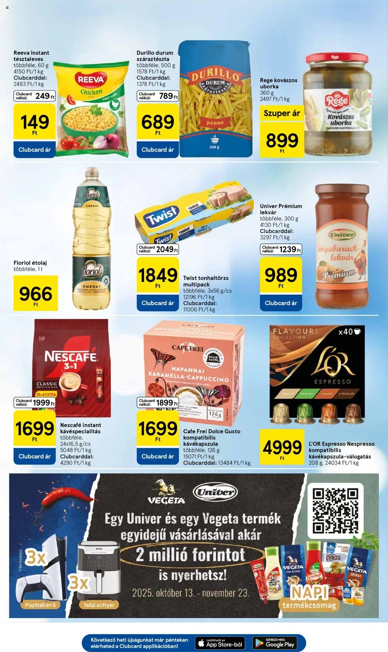Tesco újság 2025.10.21. Akciós újság Tesco (2025-10-21 - 2025-10-27)