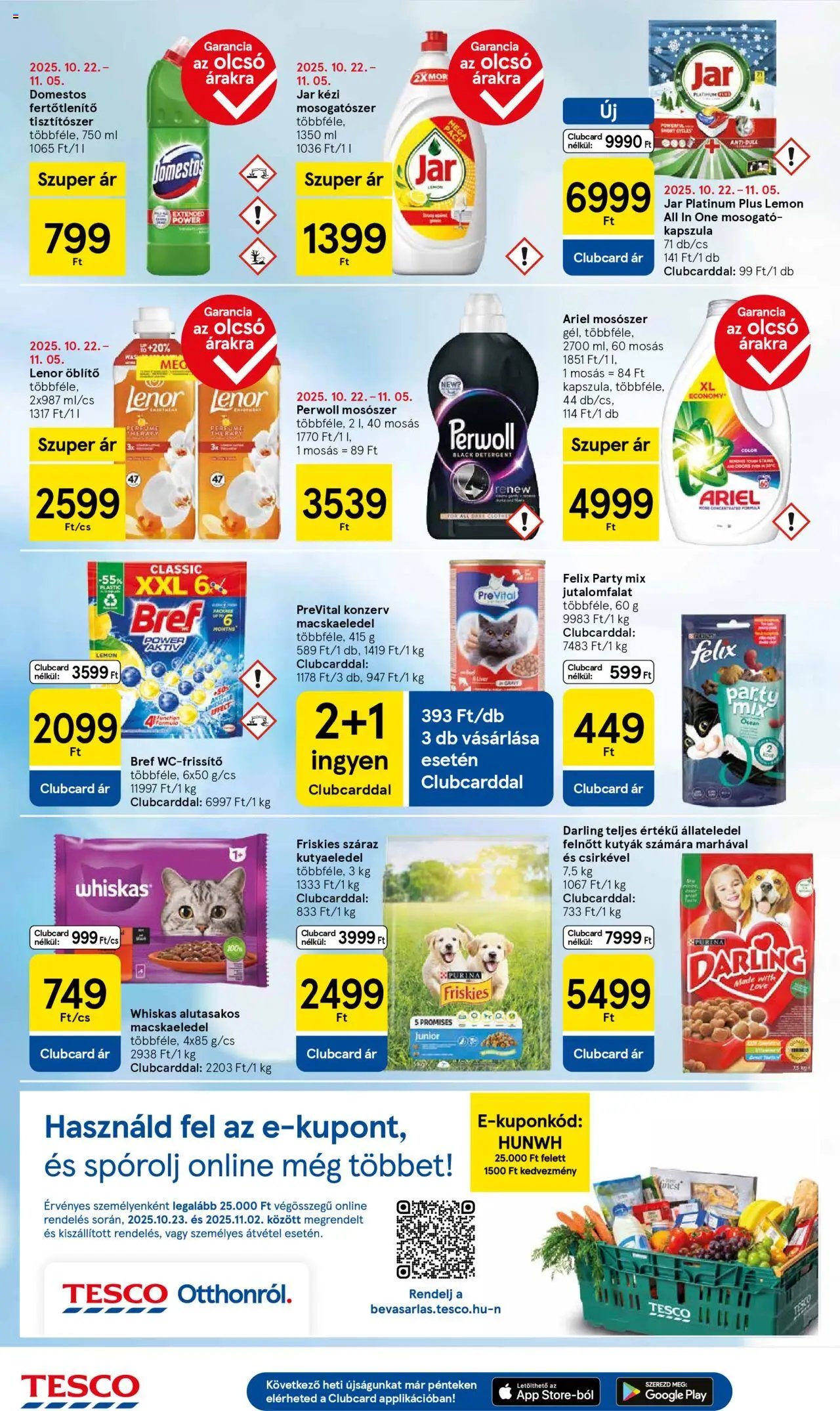 Tesco újság 2025.10.21. Akciós újság Tesco (2025-10-21 - 2025-10-27)