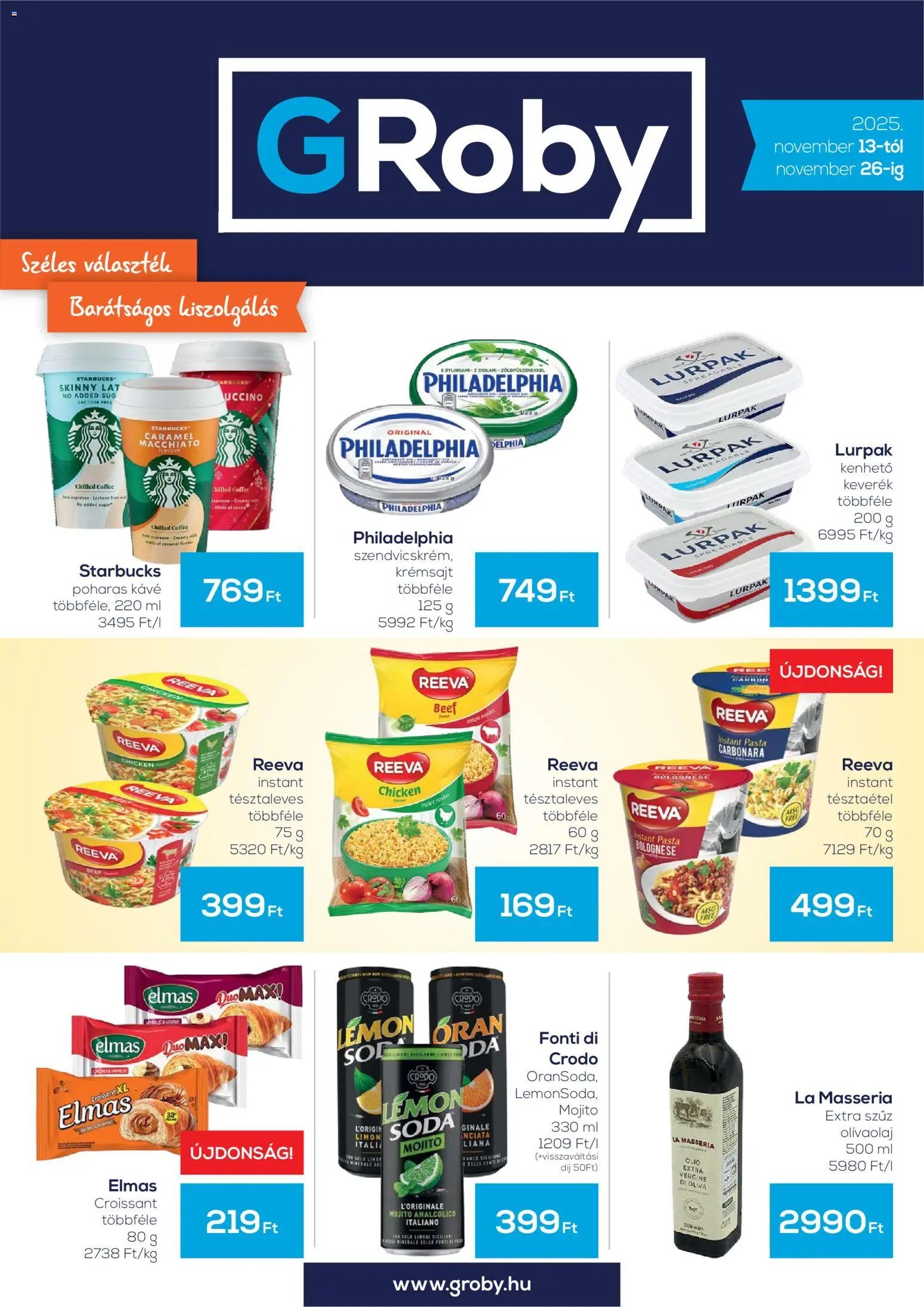 G'Roby újság 2025.11.13. Akciós újság G'Roby (2025-11-13 - 2025-11-26)