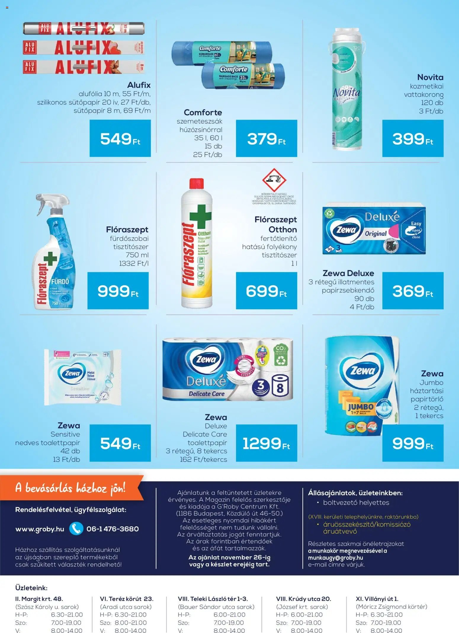 G'Roby újság 2025.11.13. Akciós újság G'Roby (2025-11-13 - 2025-11-26)