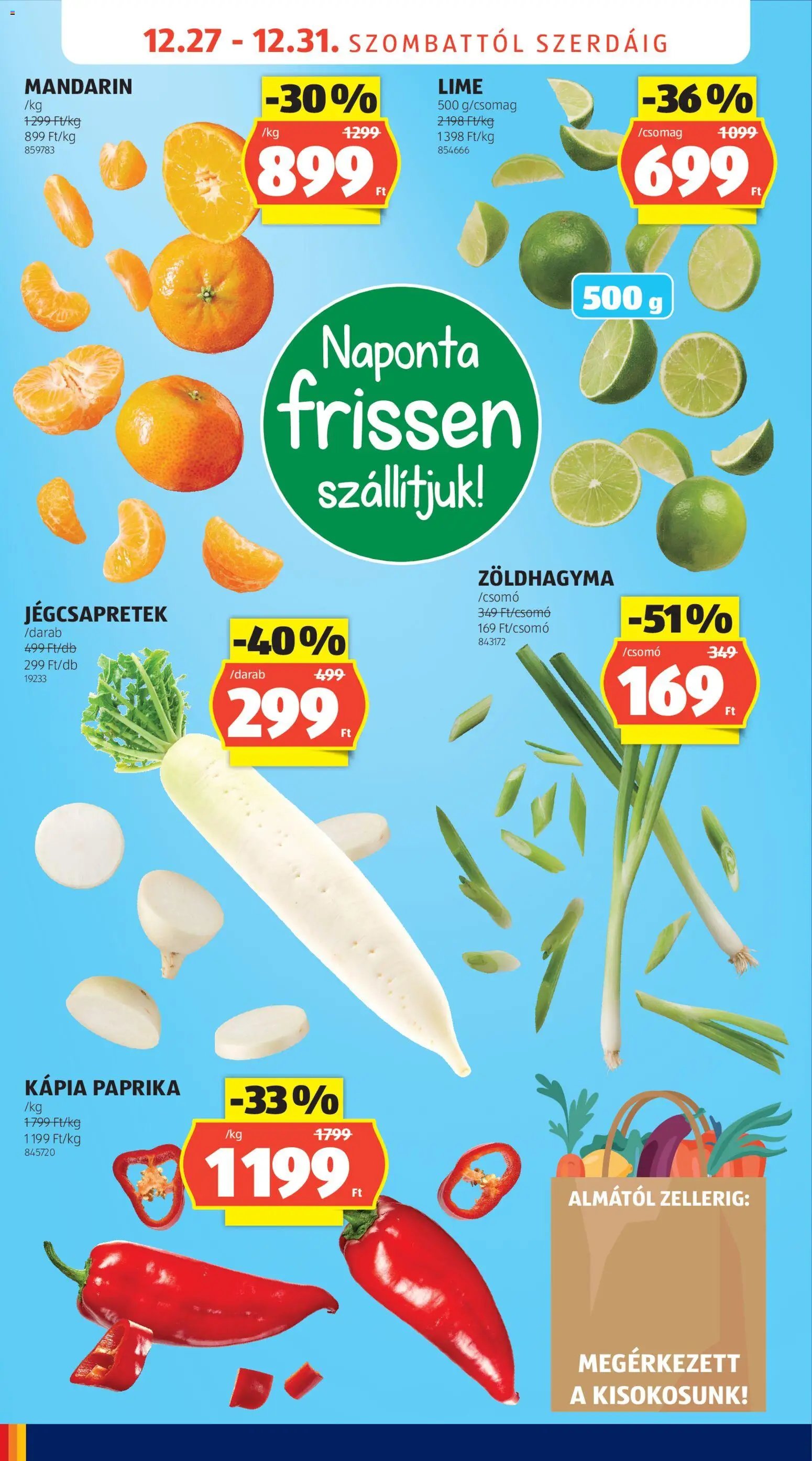 Aldi újság 2025.12.27. Akciós újság Aldi (2025-12-27 - 2025-12-31)
