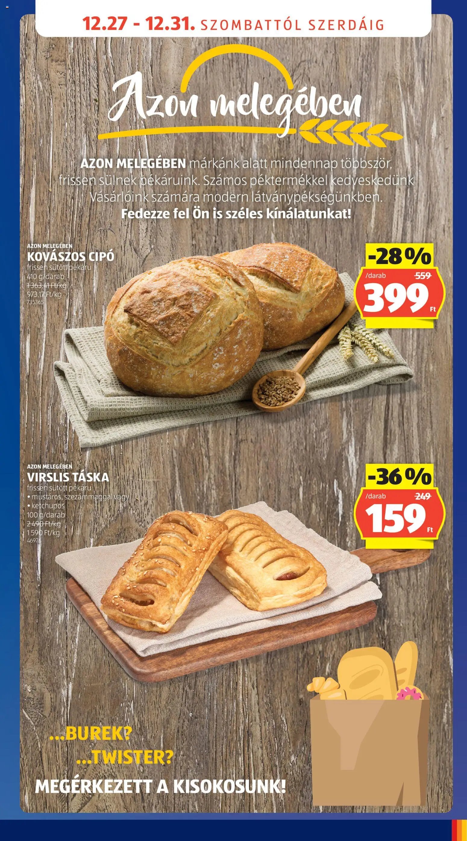 Aldi újság 2025.12.27. Akciós újság Aldi (2025-12-27 - 2025-12-31)