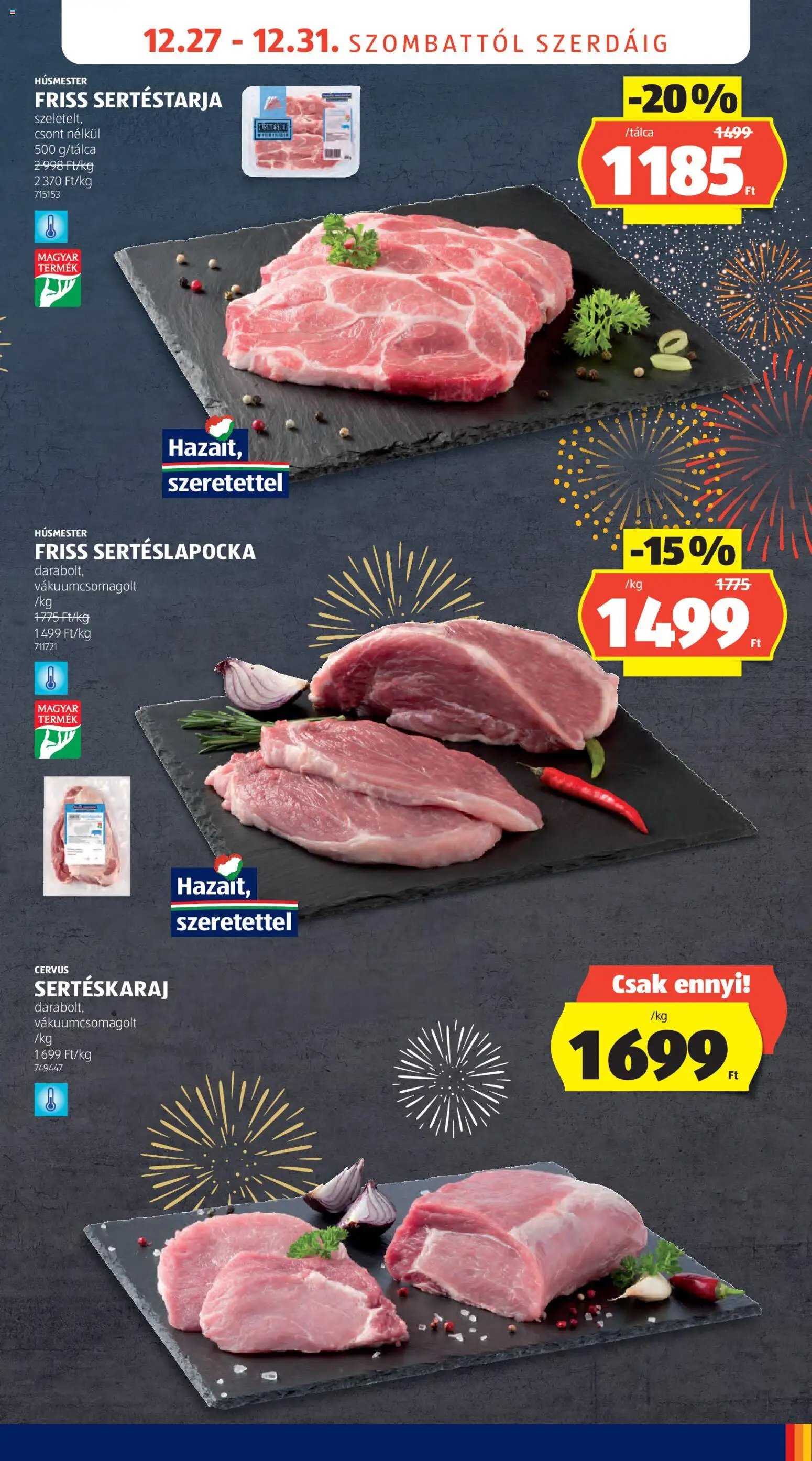 Aldi újság 2025.12.27. Akciós újság Aldi (2025-12-27 - 2025-12-31)