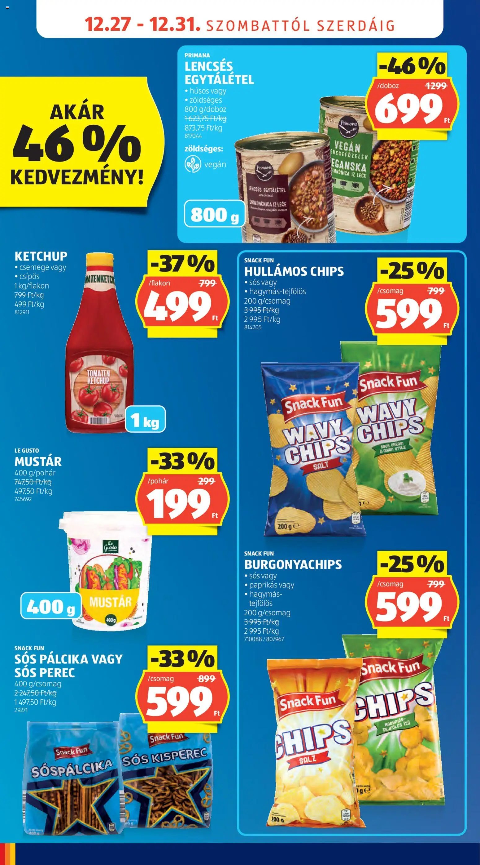 Aldi újság 2025.12.27. Akciós újság Aldi (2025-12-27 - 2025-12-31)