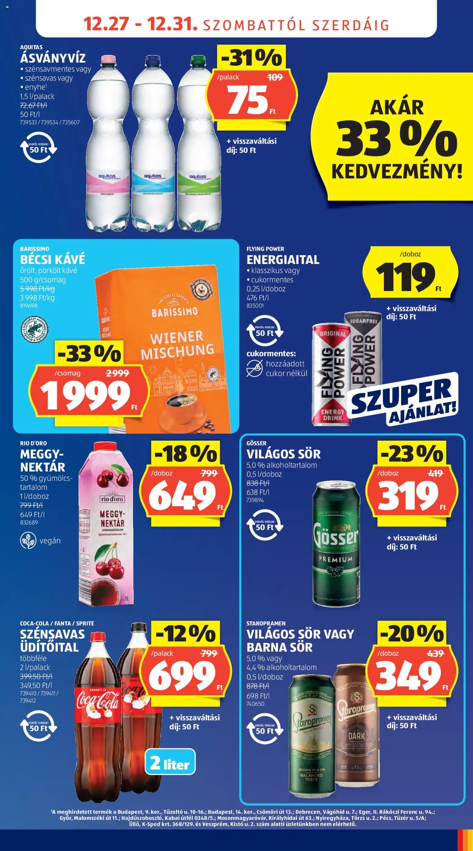 Aldi újság 2025.12.27. Akciós újság Aldi (2025-12-27 - 2025-12-31)
