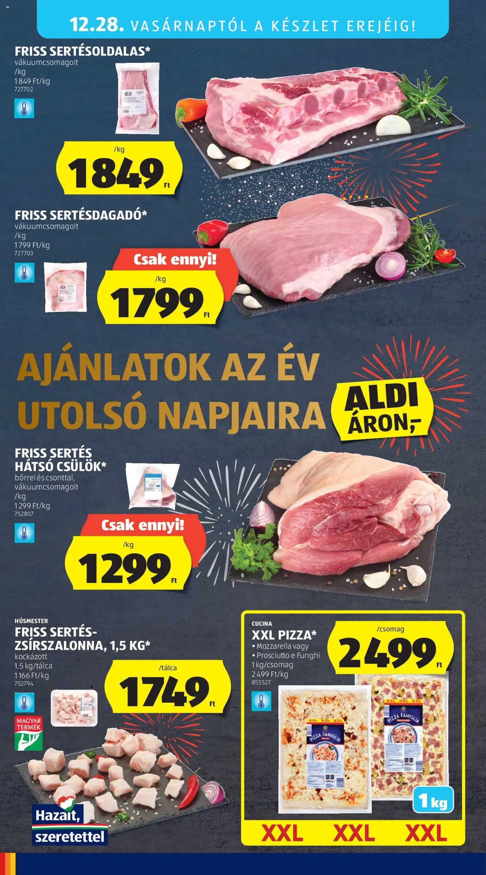 Aldi újság 2025.12.27. Akciós újság Aldi (2025-12-27 - 2025-12-31)