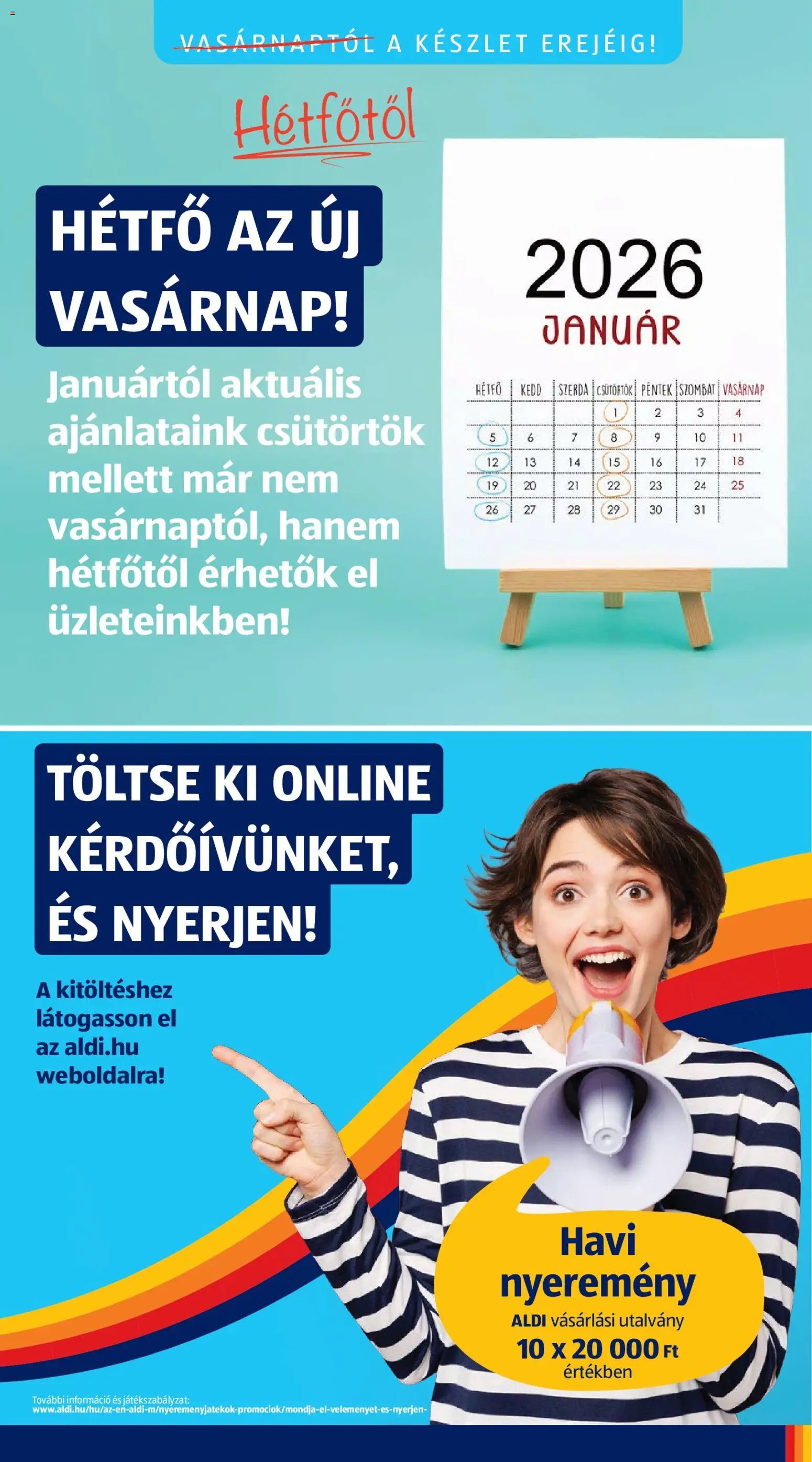 Aldi újság 2025.12.27. Akciós újság Aldi (2025-12-27 - 2025-12-31)