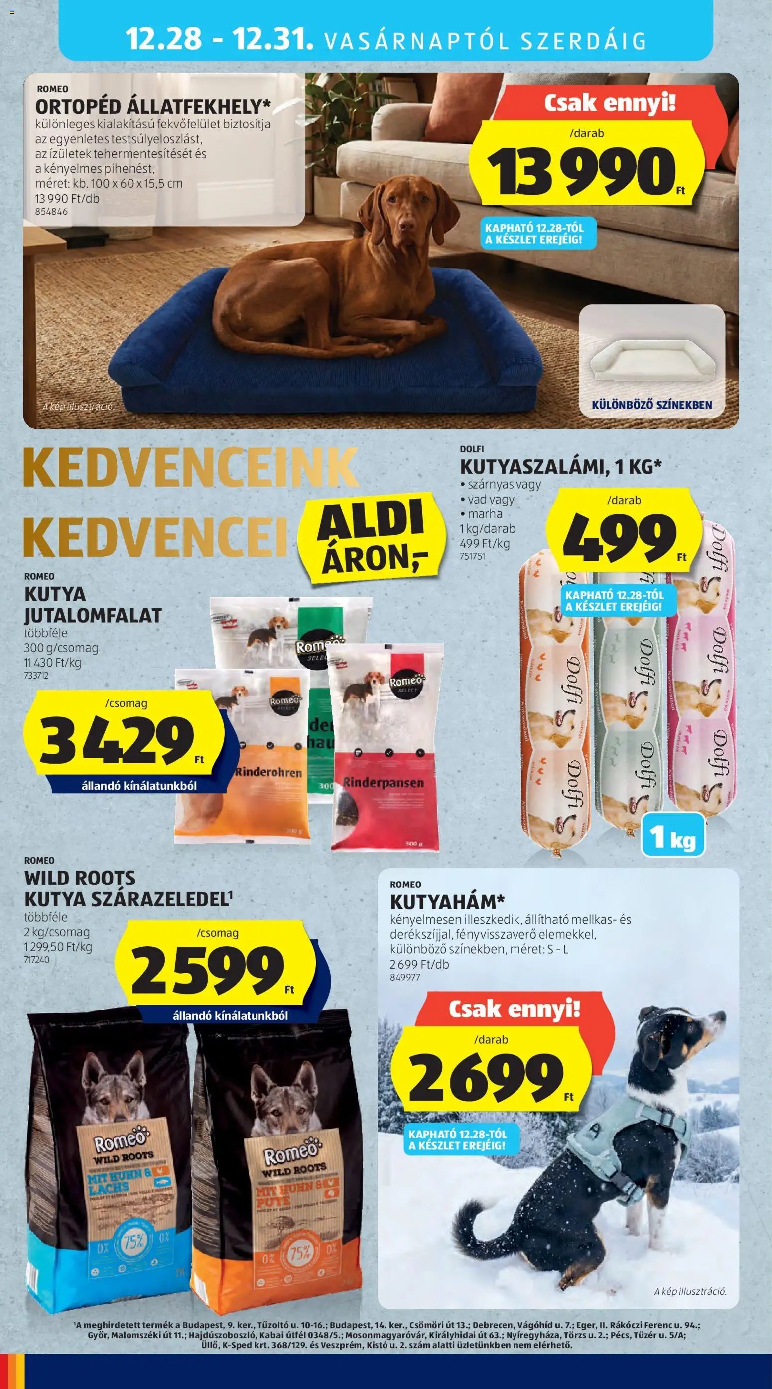 Aldi újság 2025.12.27. Akciós újság Aldi (2025-12-27 - 2025-12-31)