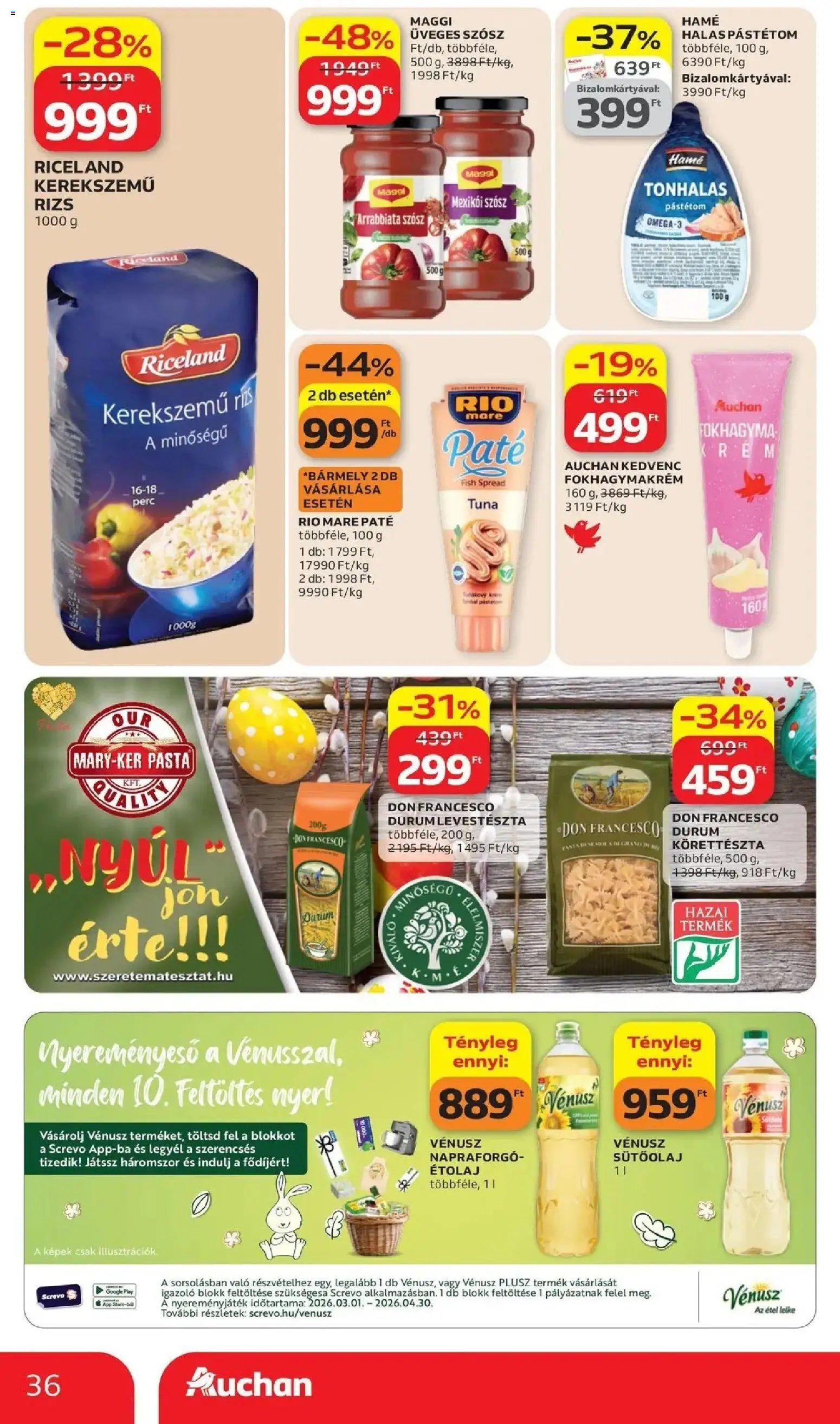Auchan újság 2026.03.26. Auchan akciós újság Budapest (2026-03-26 - 2026-04-08)