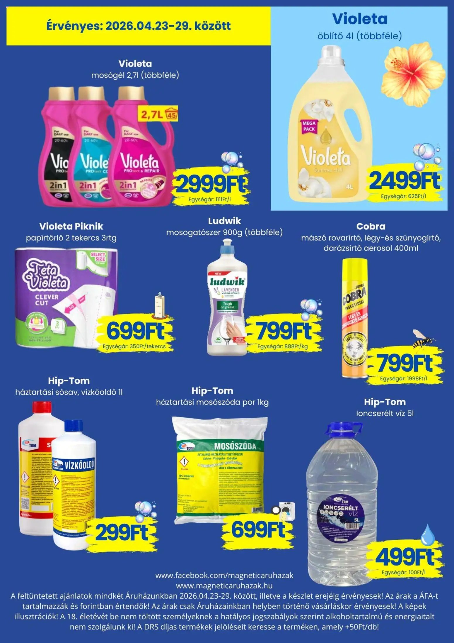 Magnetic újság 2026.04.23. Magnetic akciós újság (2026-04-23 - 2026-04-29)