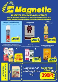 Magnetic újság 2026.04.23. Magnetic akciós újság (2026-04-23 - 2026-04-29)