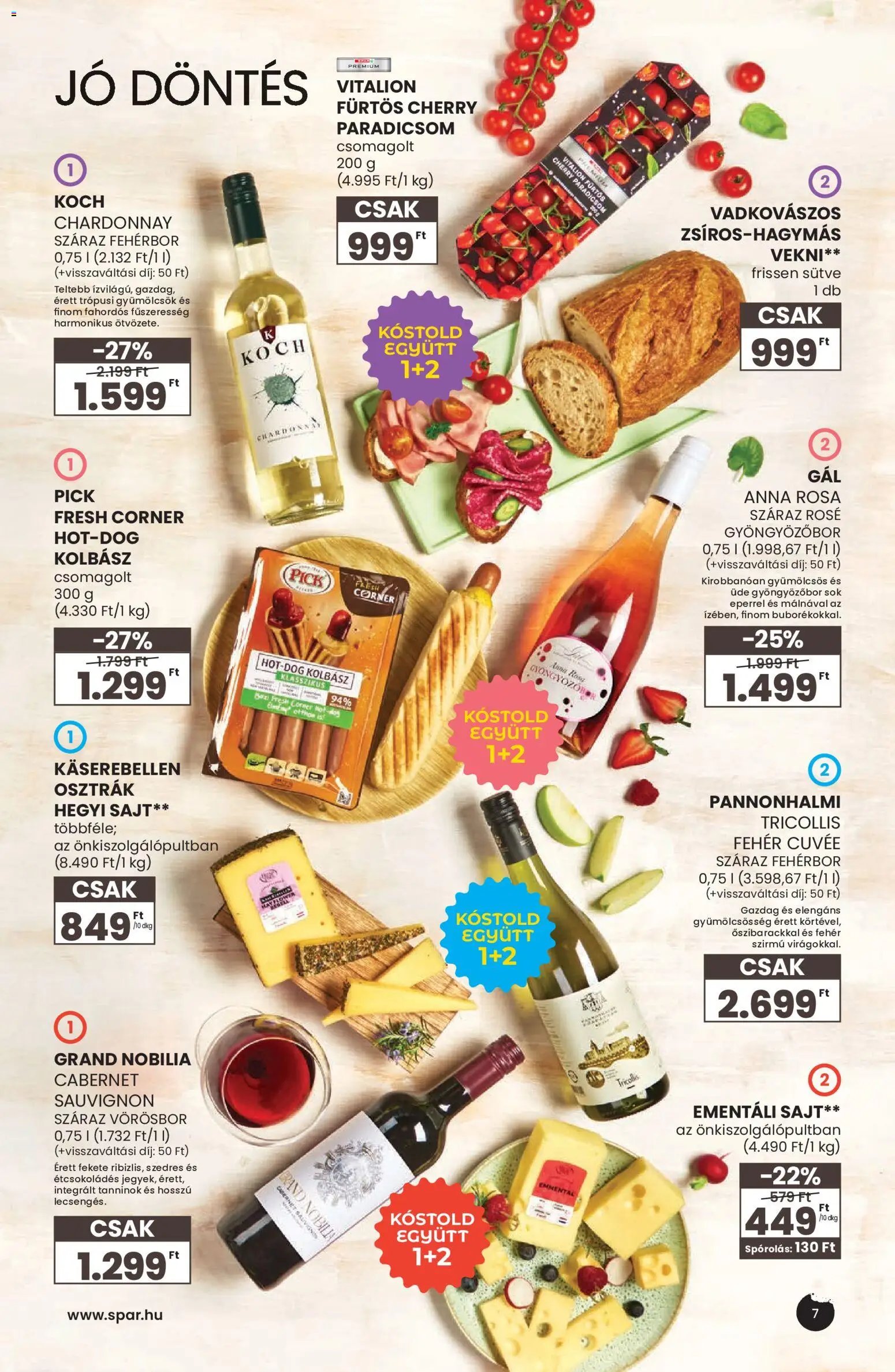 Spar újság 2026.04.29. Spar Tavaszi Borkatalógus (2026-04-29 - 2026-05-27)