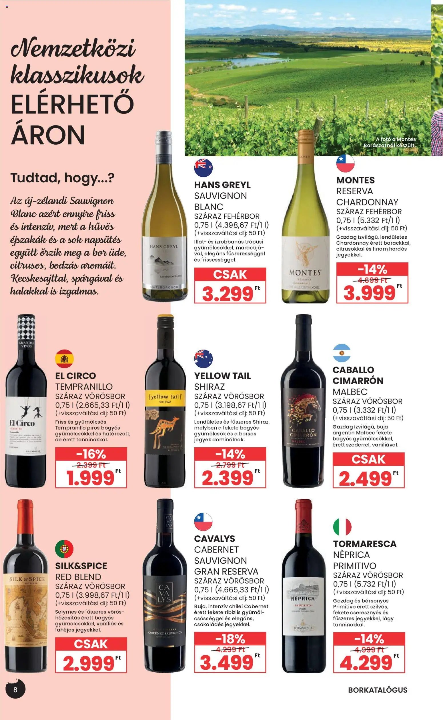 Spar újság 2026.04.29. Spar Tavaszi Borkatalógus (2026-04-29 - 2026-05-27)