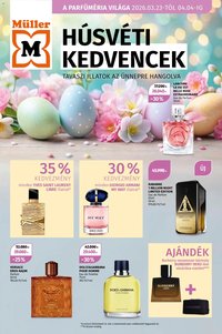 Müller újság 2026.03.23. Müller Parfüméria világa (2026-03-23 - 2026-04-04)