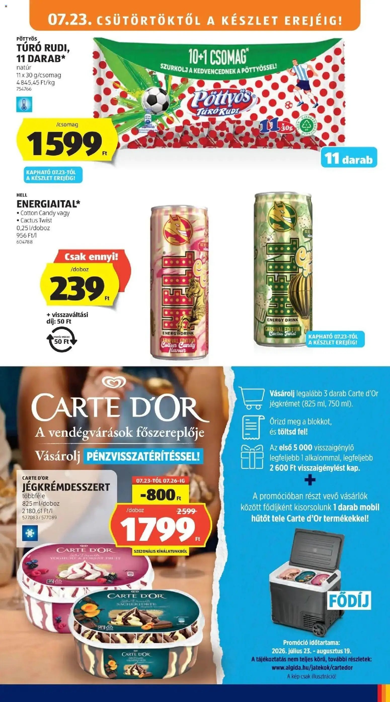 Aldi újság 2026.07.23. Aldi aktuális akciós újság