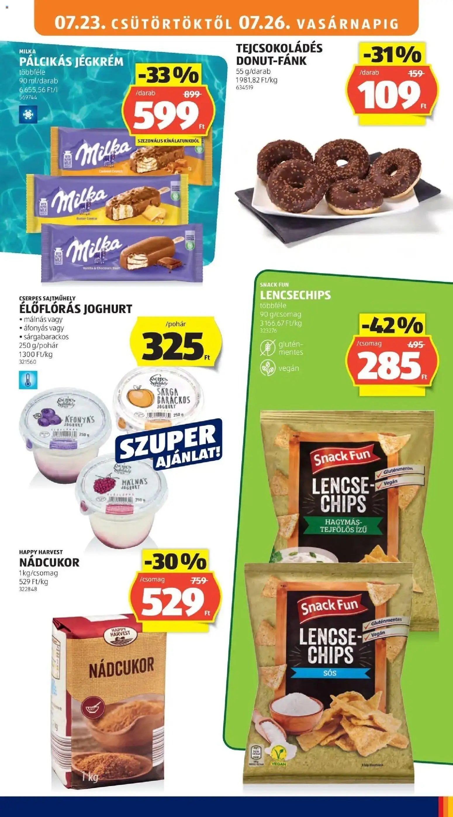 Aldi újság 2026.07.23. Aldi aktuális akciós újság