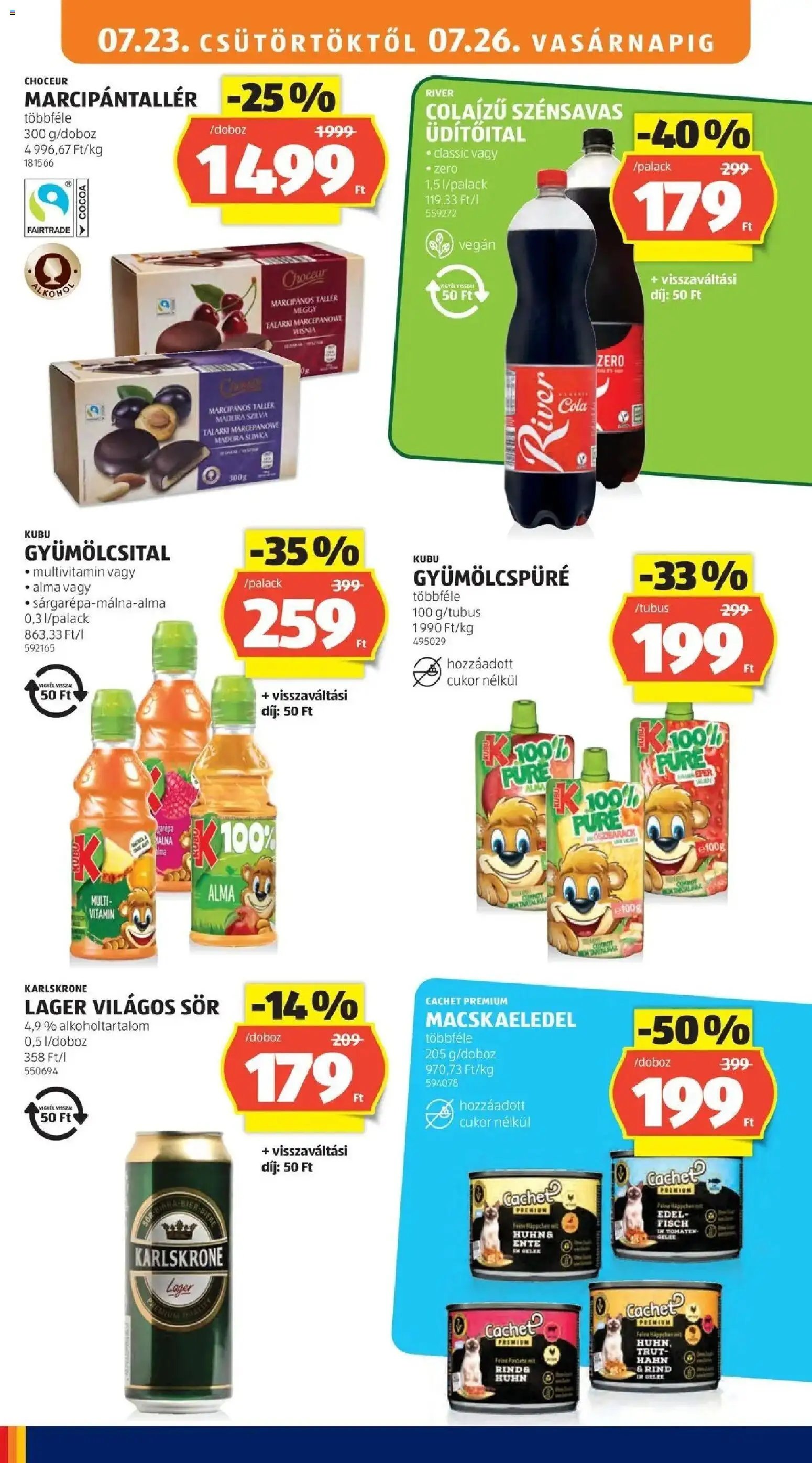 Aldi újság 2026.07.23. Aldi aktuális akciós újság