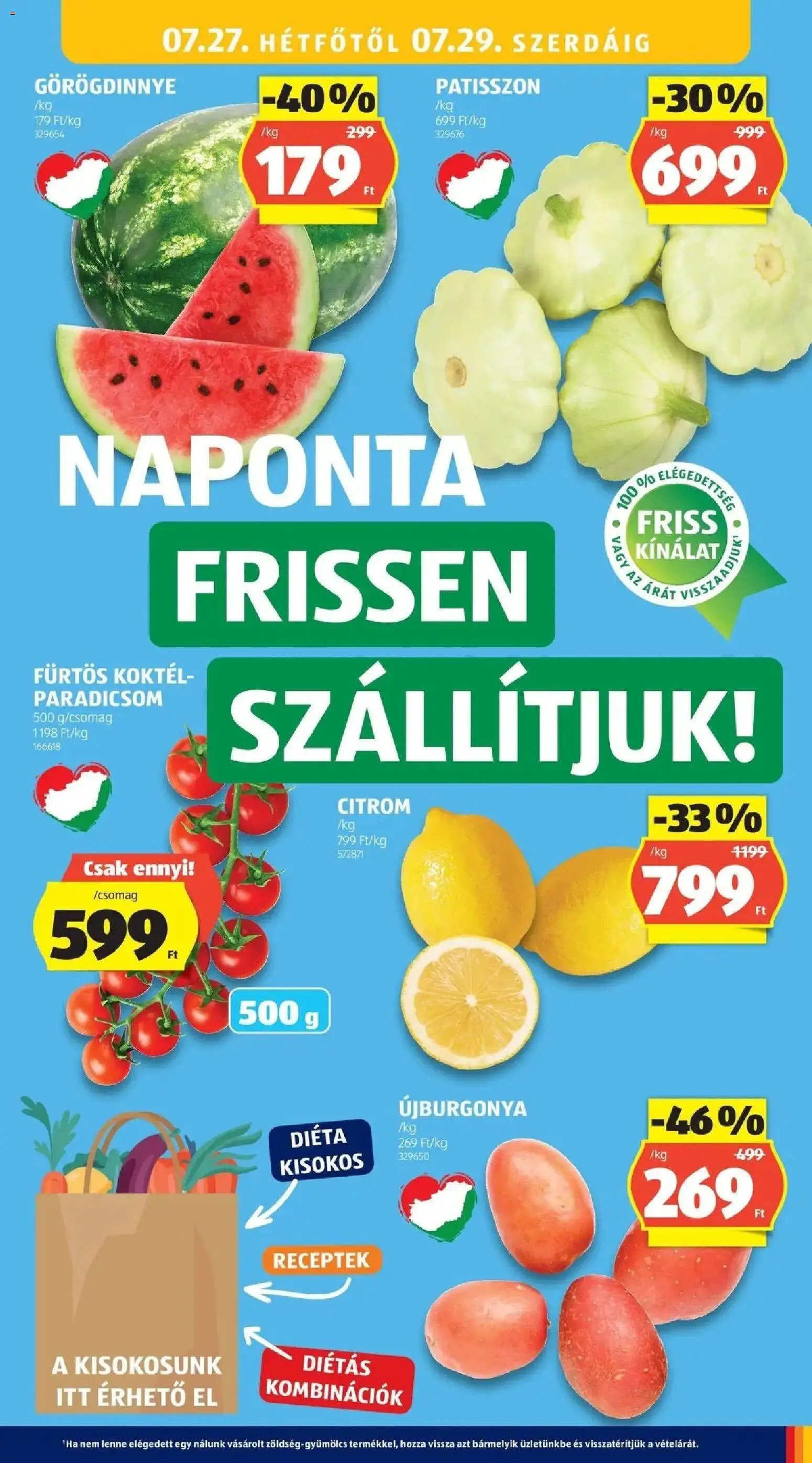 Aldi újság 2026.07.23. Aldi aktuális akciós újság