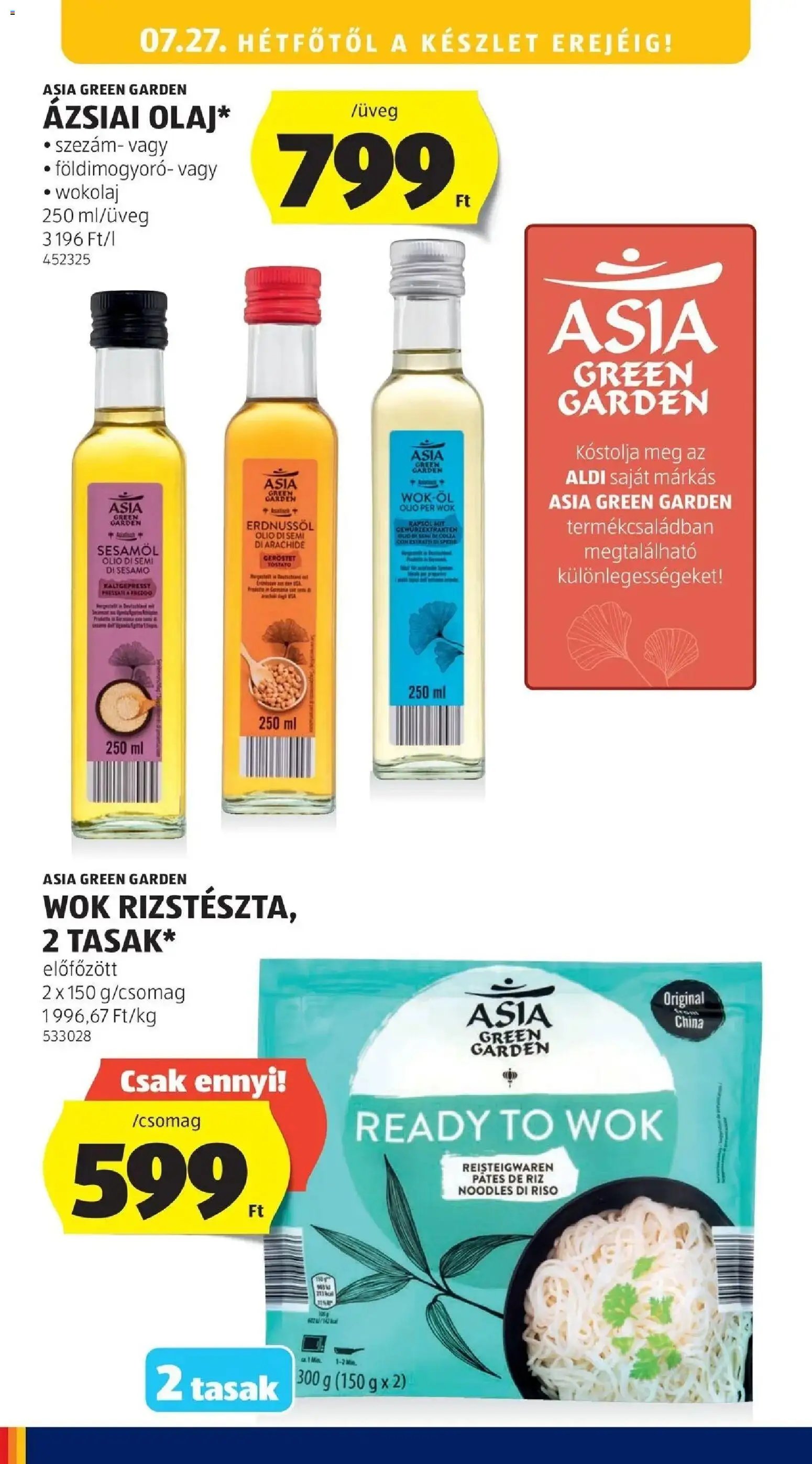 Aldi újság 2026.07.23. Aldi aktuális akciós újság