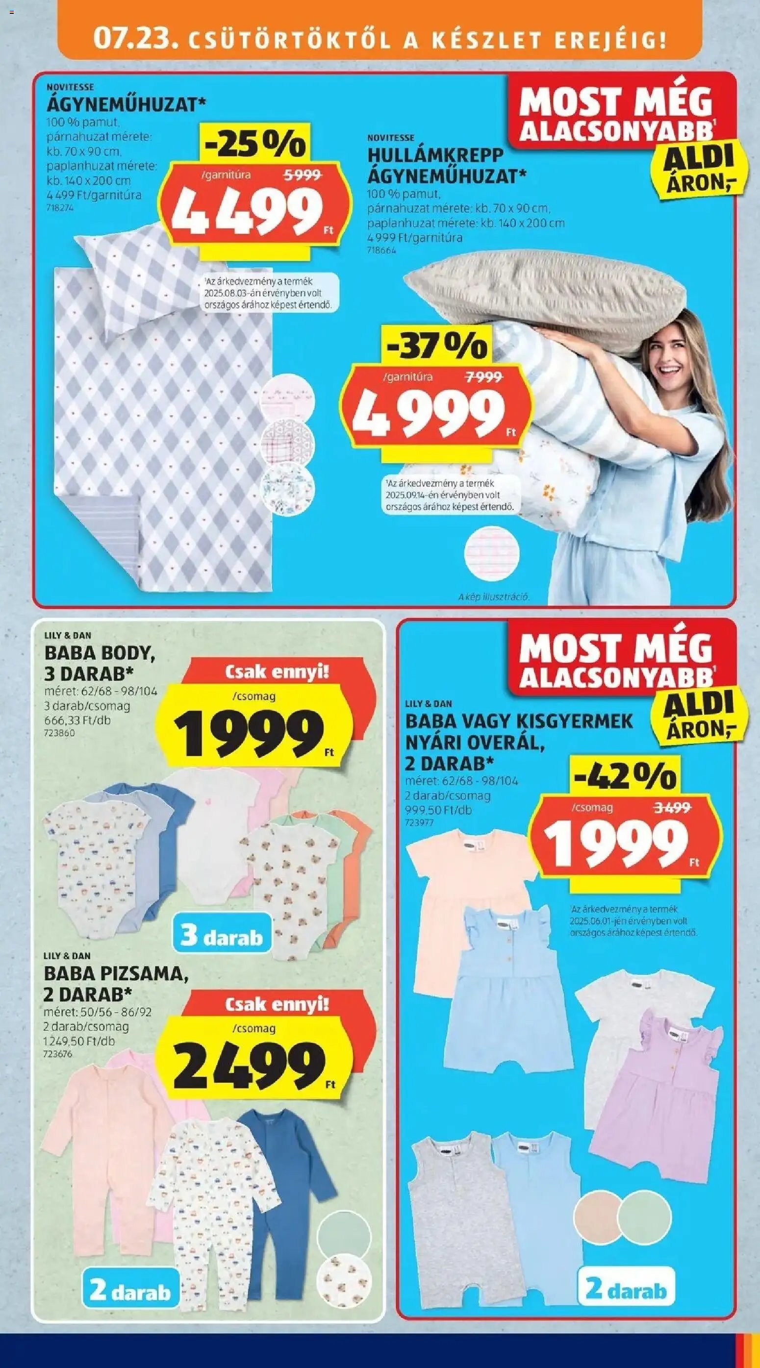 Aldi újság 2026.07.23. Aldi aktuális akciós újság