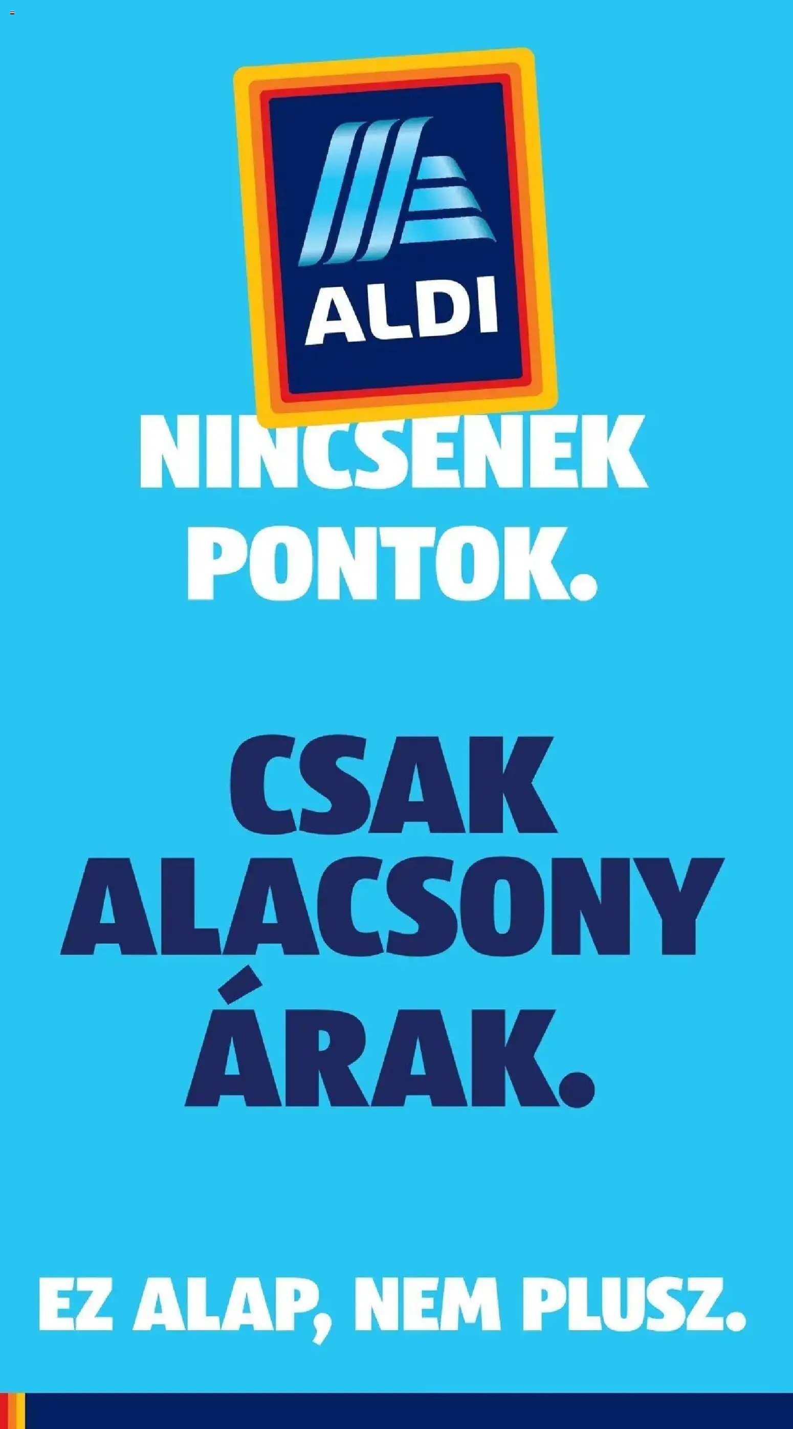 Aldi újság 2026.07.23. Aldi aktuális akciós újság
