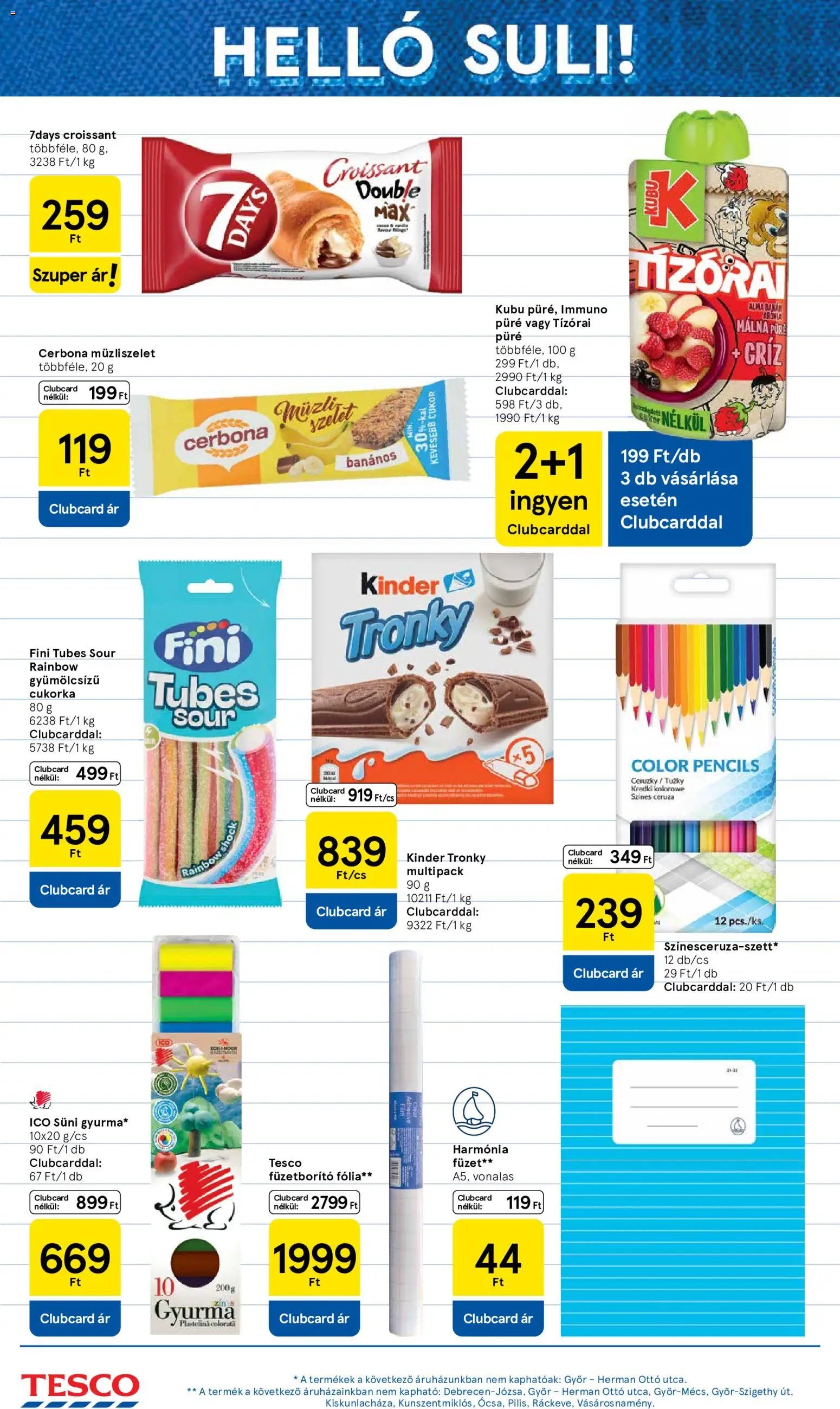 Tesco újság 2026.09.03. Tesco Szupermarket akciós újság
