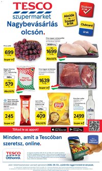 Tesco újság 2026.09.03. Tesco Szupermarket akciós újság