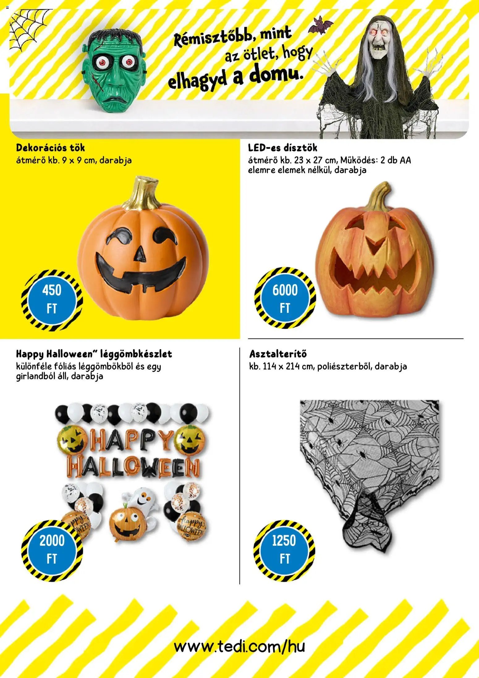 TEDi akciós ujság 2026.10.07. 🎃 HALLOWEEN 🧡