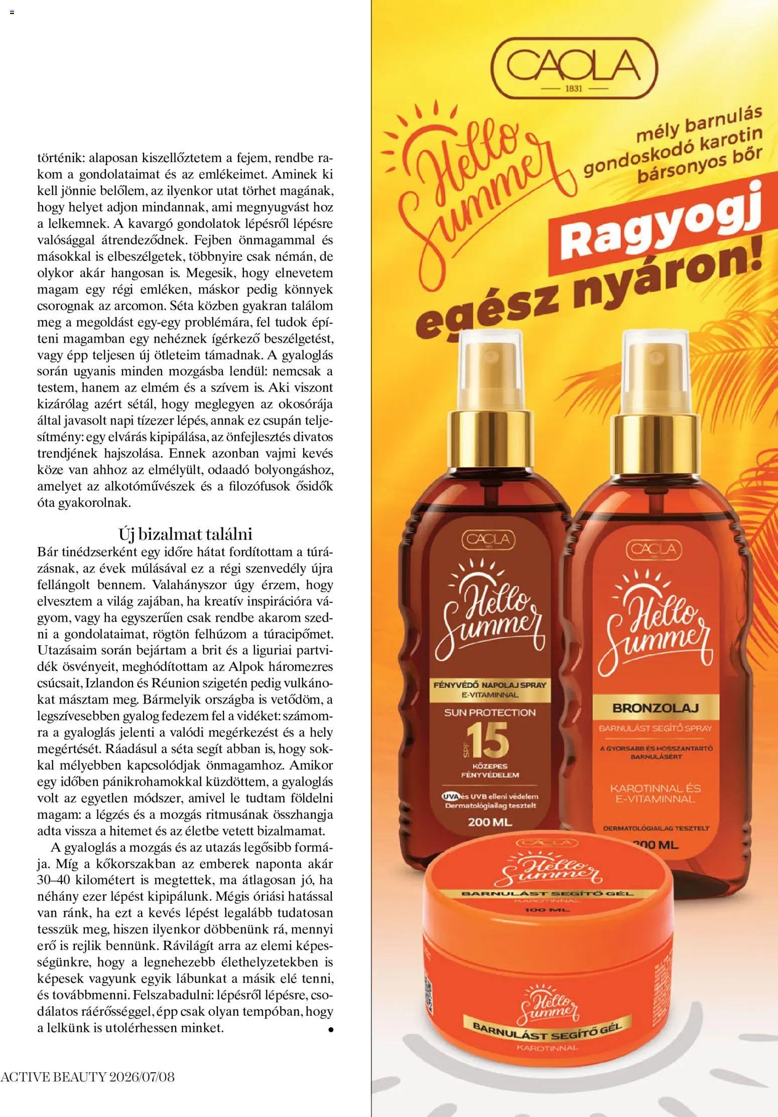 DM Drogerie Markt újság 2026.07.16. DM Drogerie Markt Active Beauty 2026/07-08