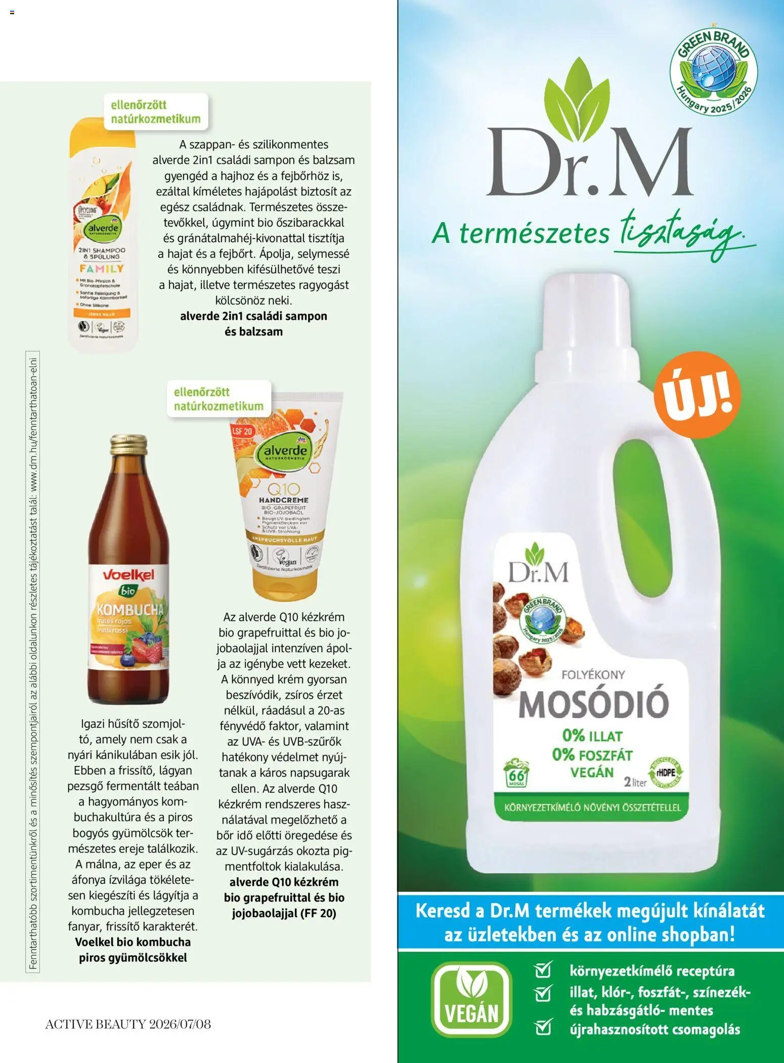 DM Drogerie Markt újság 2026.07.16. DM Drogerie Markt Active Beauty 2026/07-08