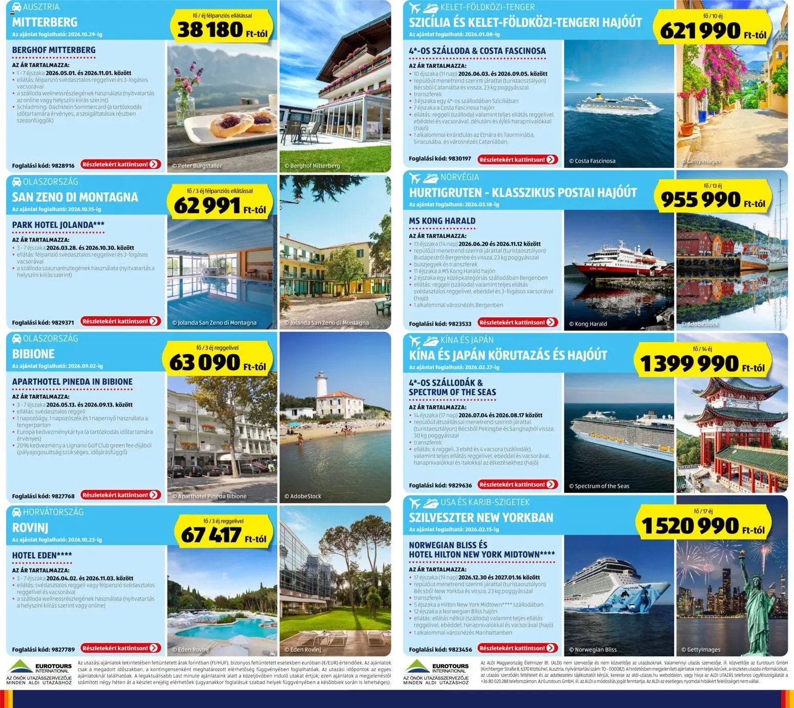 Aldi újság 2025.12.25. Utazás katalógus (2025-12-25)