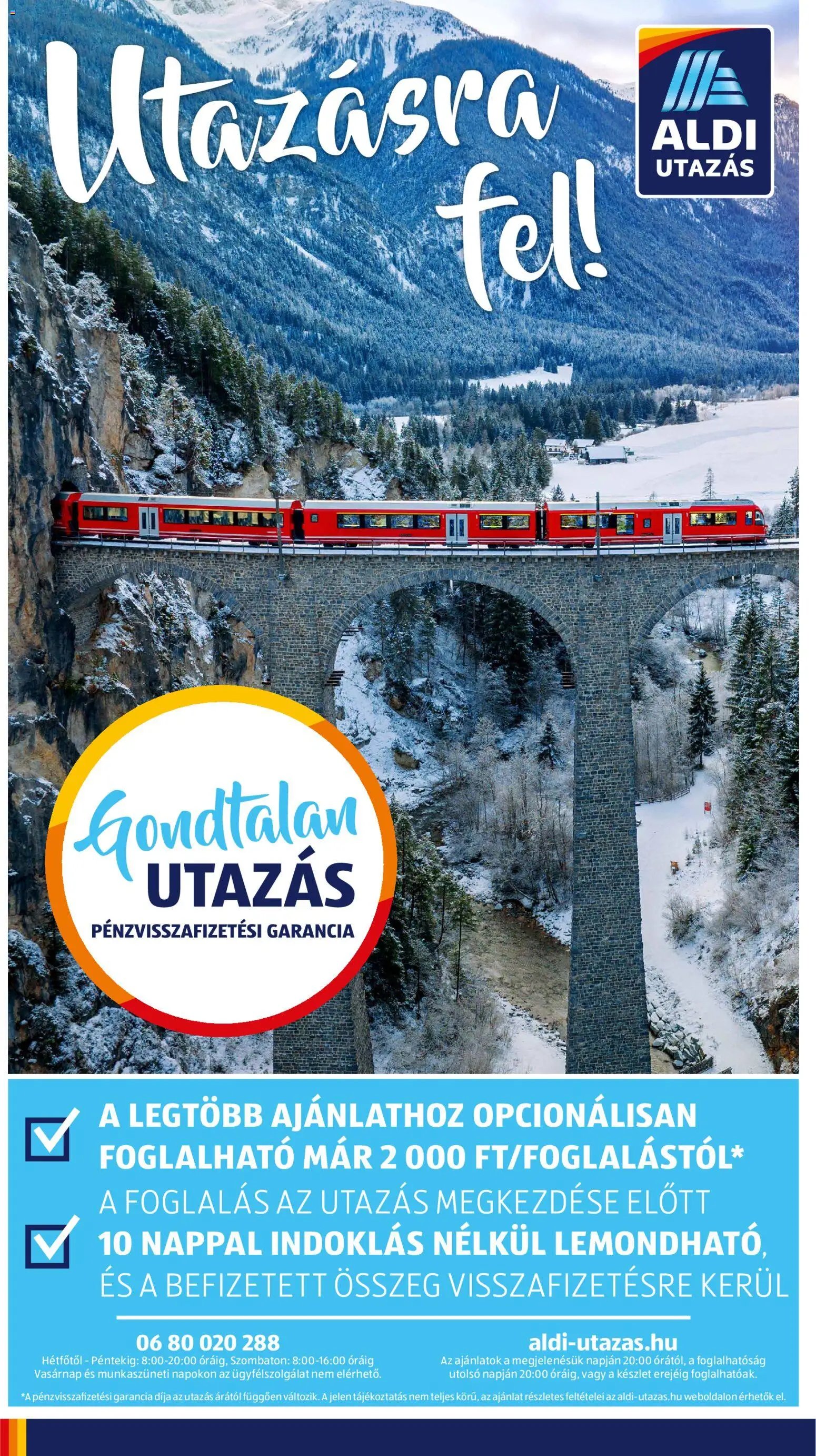 Aldi újság 2025.12.25. Utazás katalógus (2025-12-25)