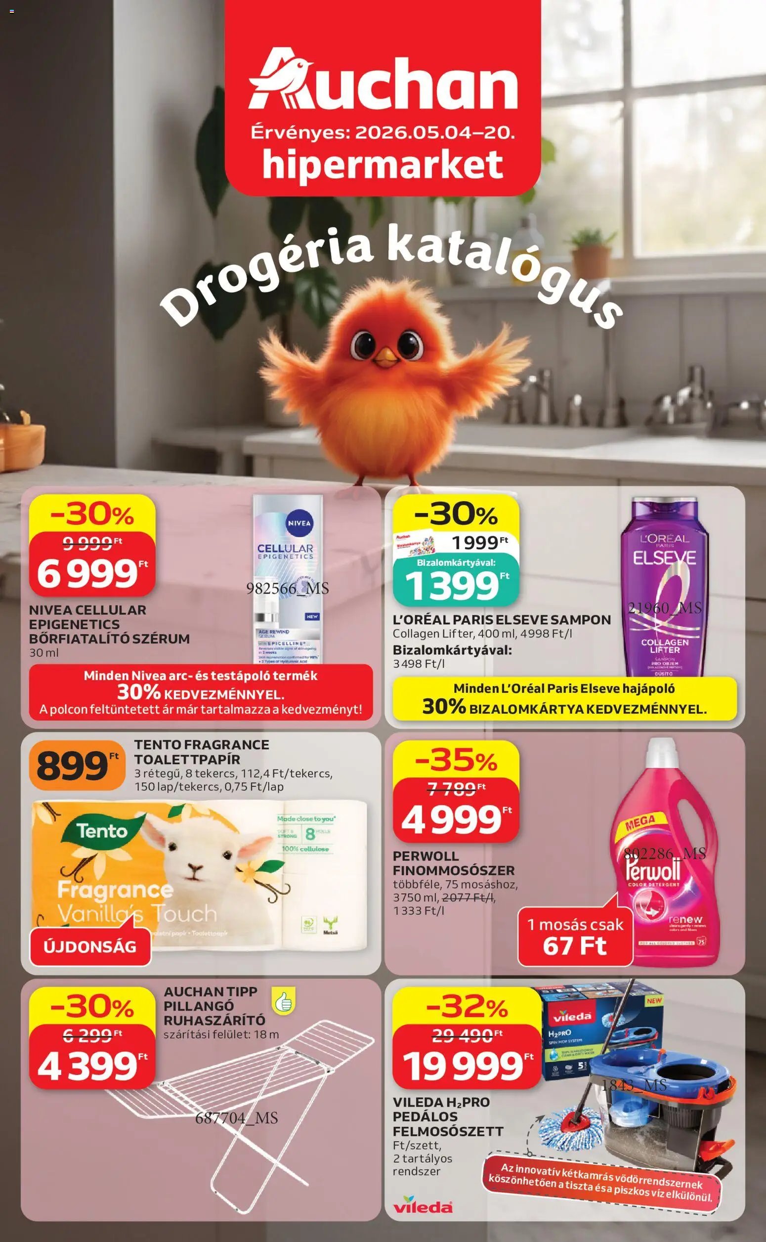 Auchan újság 2026.05.04. Auchan Drogéria ajánlataink (2026-05-04 - 2026-05-20)