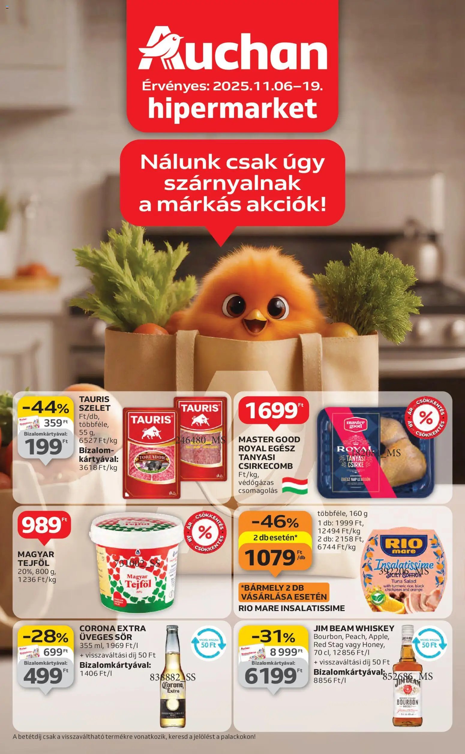 Auchan újság 2025.11.06. Hipermarket márkás akciók (2025-11-06 - 2025-11-19)