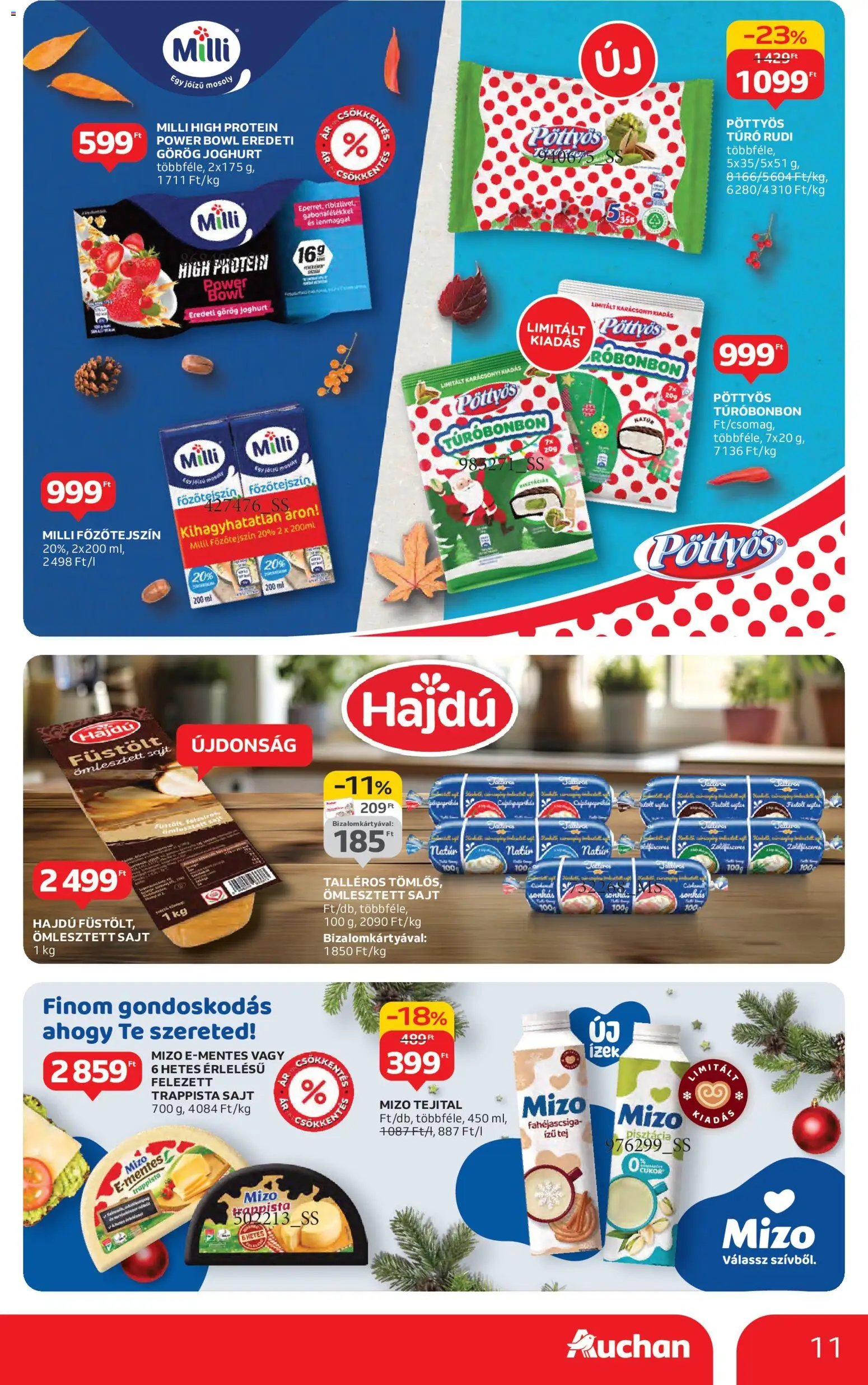 Auchan újság 2025.11.06. Hipermarket márkás akciók (2025-11-06 - 2025-11-19)