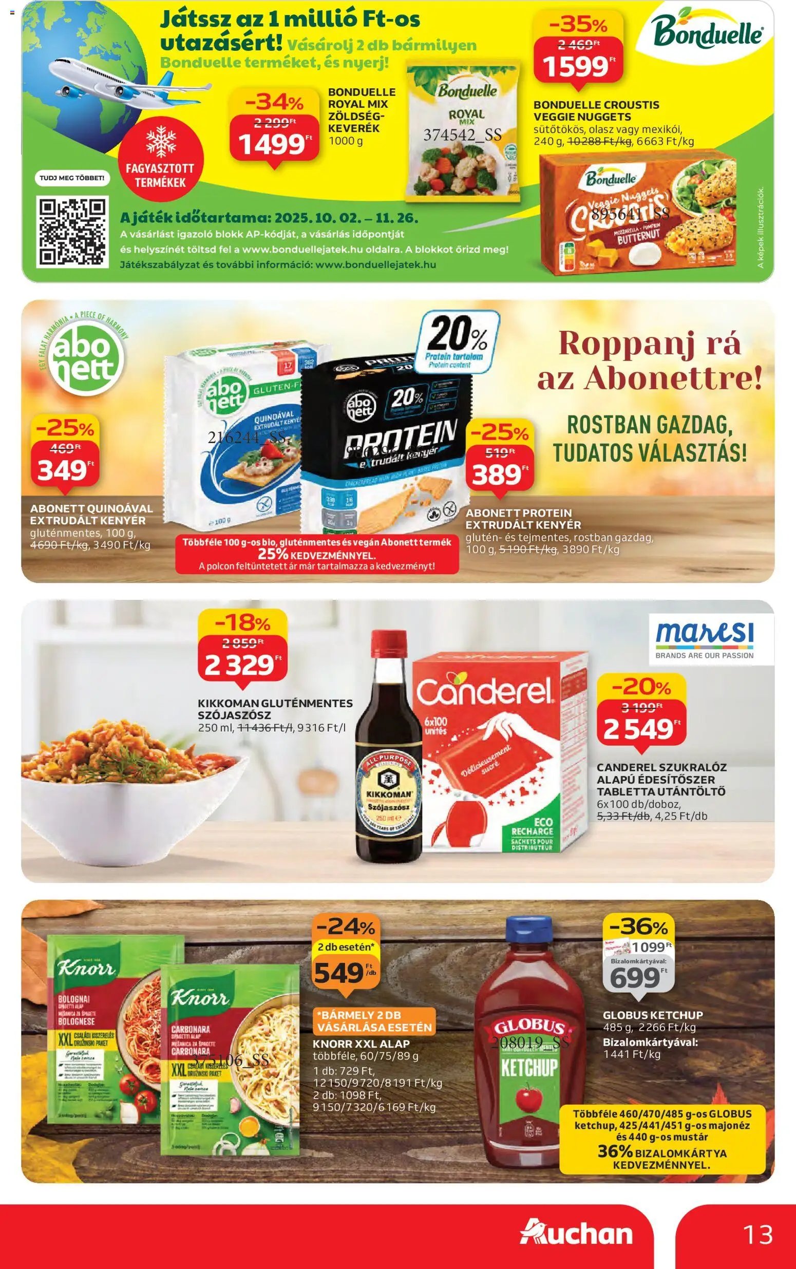 Auchan újság 2025.11.06. Hipermarket márkás akciók (2025-11-06 - 2025-11-19)