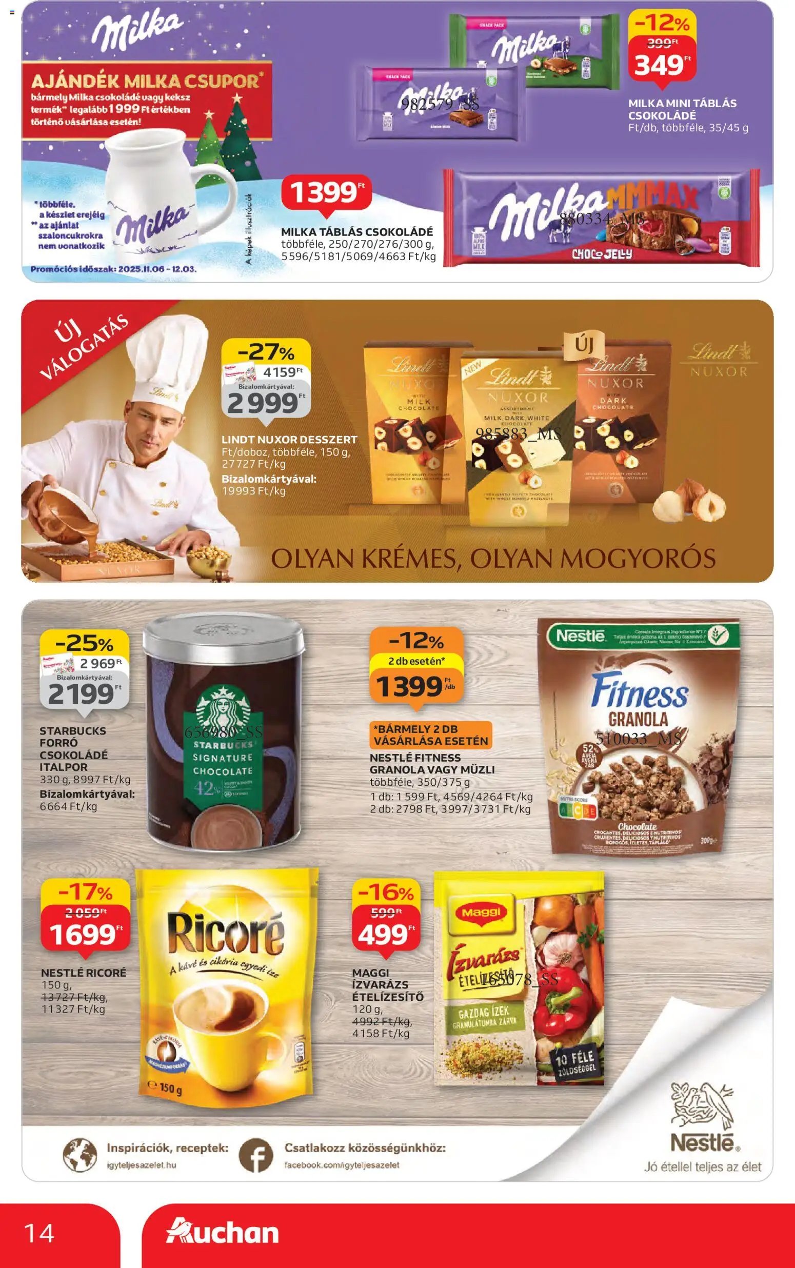 Auchan újság 2025.11.06. Hipermarket márkás akciók (2025-11-06 - 2025-11-19)