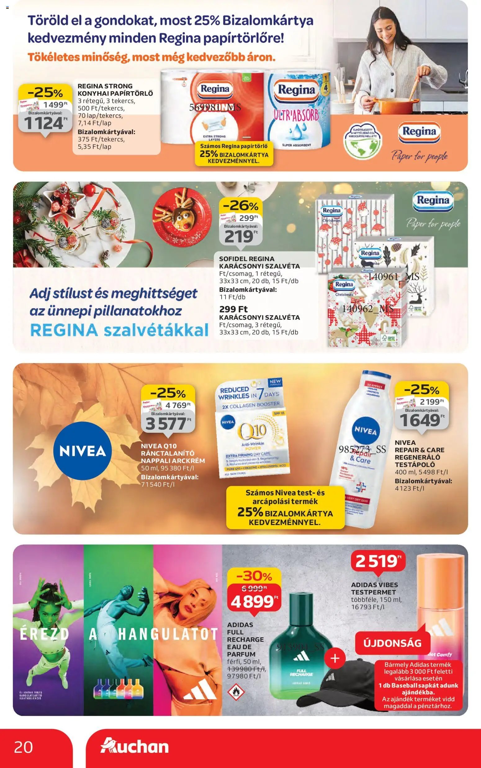 Auchan újság 2025.11.06. Hipermarket márkás akciók (2025-11-06 - 2025-11-19)