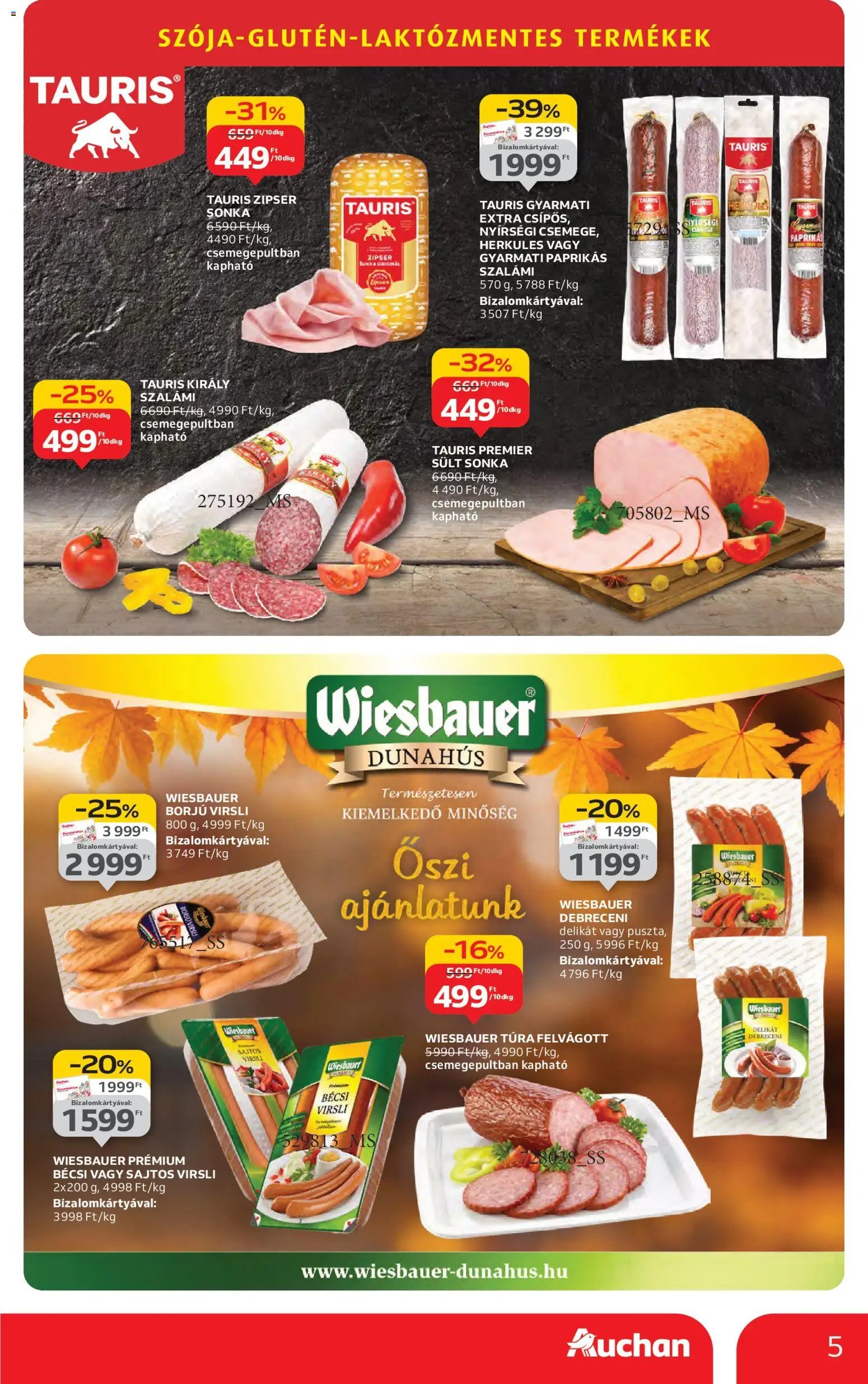 Auchan újság 2025.11.06. Hipermarket márkás akciók (2025-11-06 - 2025-11-19)