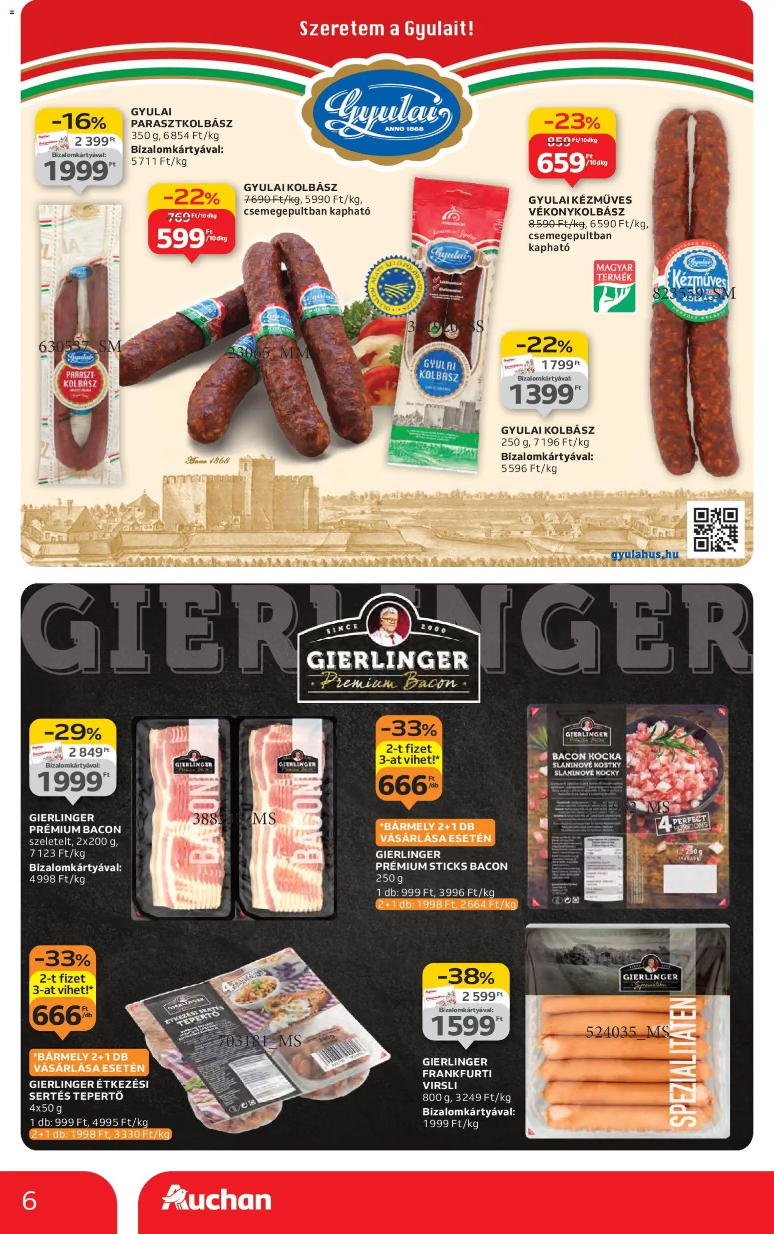 Auchan újság 2025.11.06. Hipermarket márkás akciók (2025-11-06 - 2025-11-19)