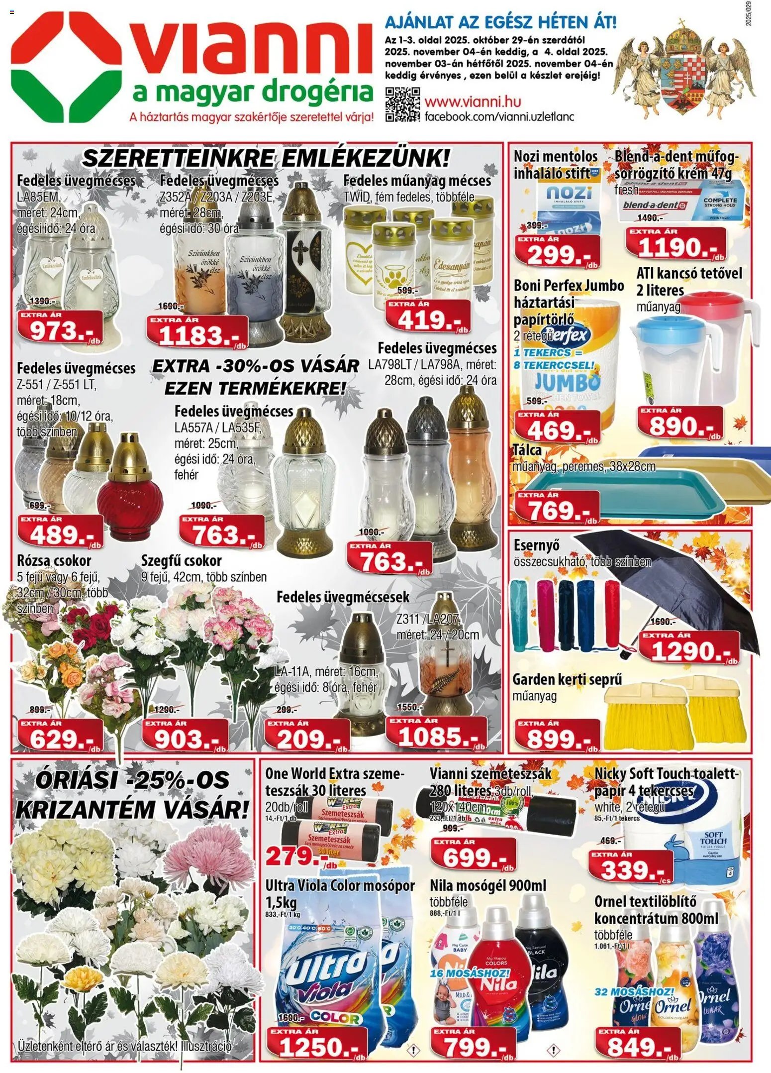 Vianni újság 2025.10.29. Akciós újság Vianni (2025-10-29 - 2025-11-04)