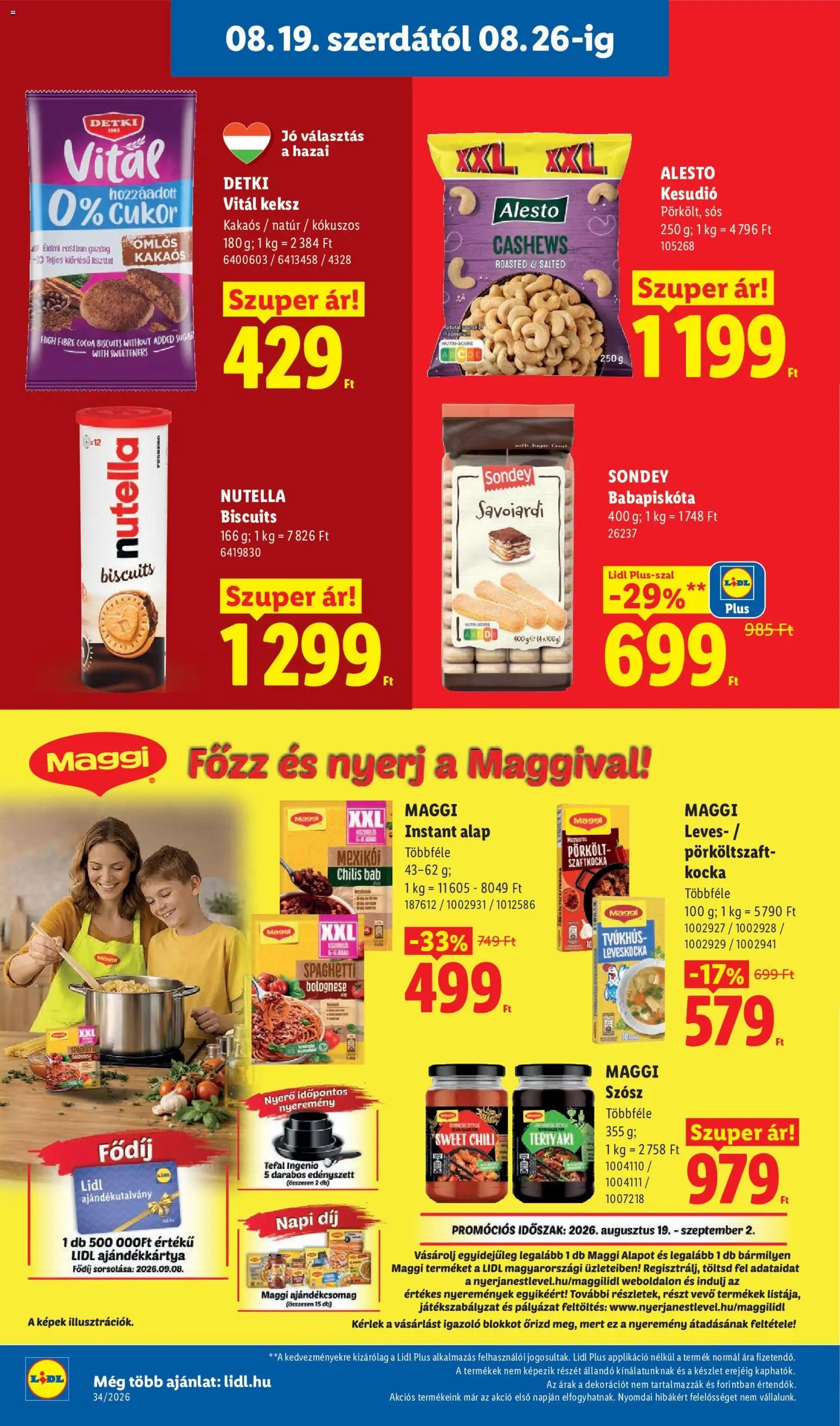 Lidl újság 2026.08.19. Lidl akciós újság