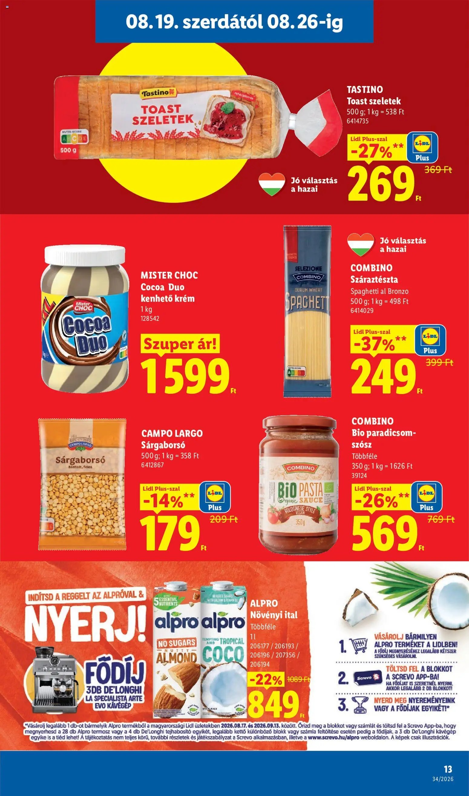 Lidl újság 2026.08.19. Lidl akciós újság